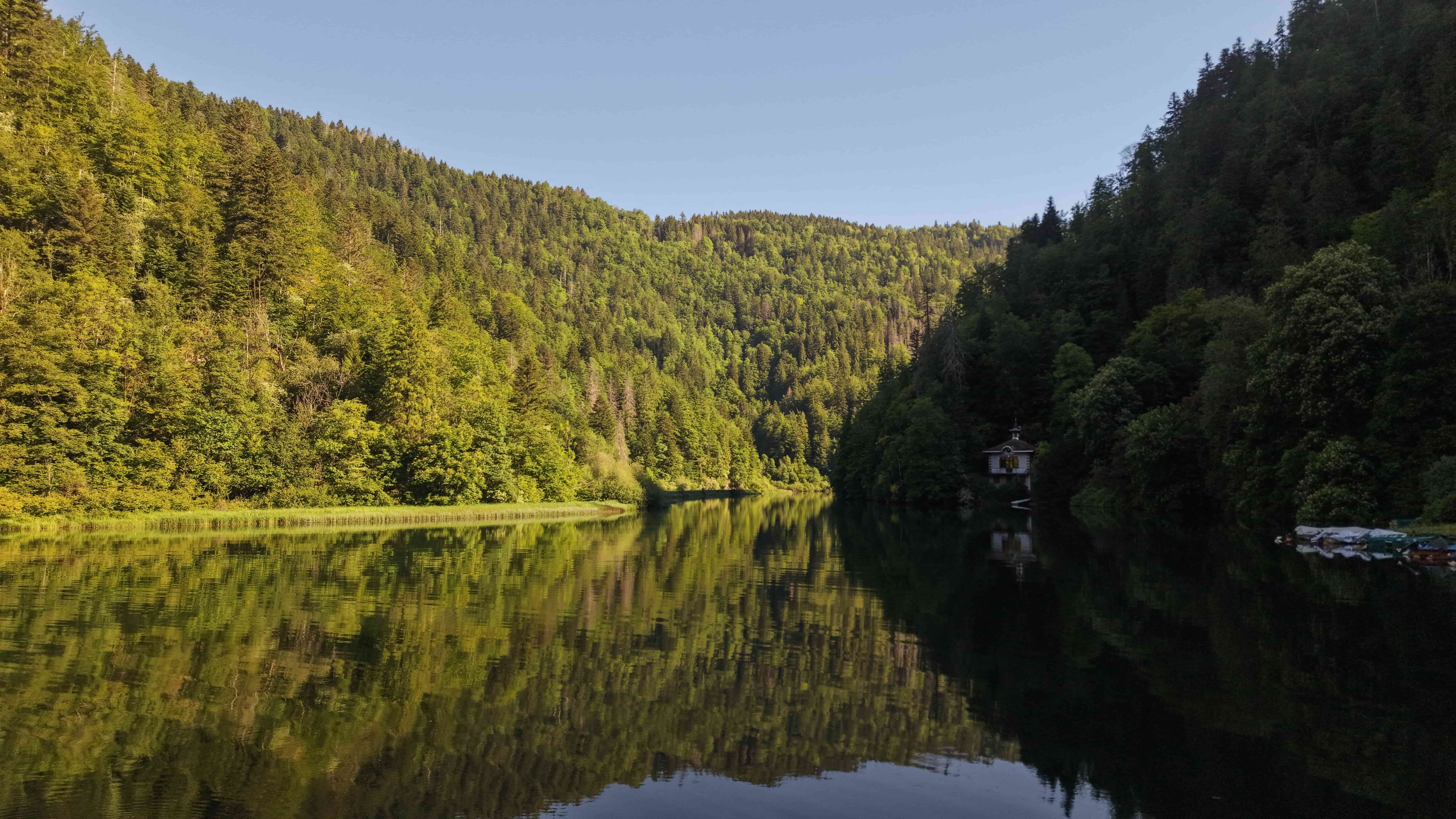 Vue aerienne des montagnes