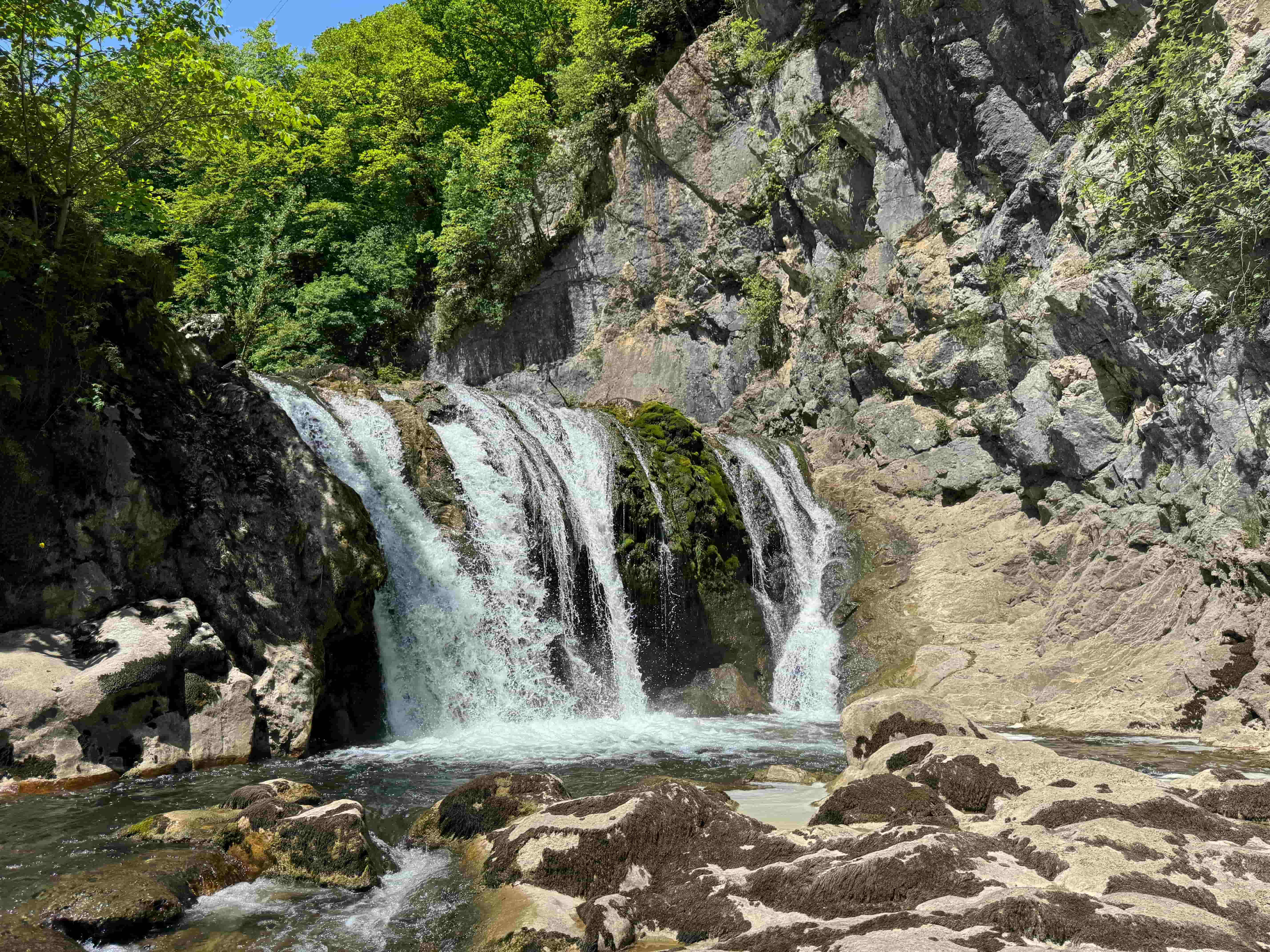 Vue aerienne des montagnes