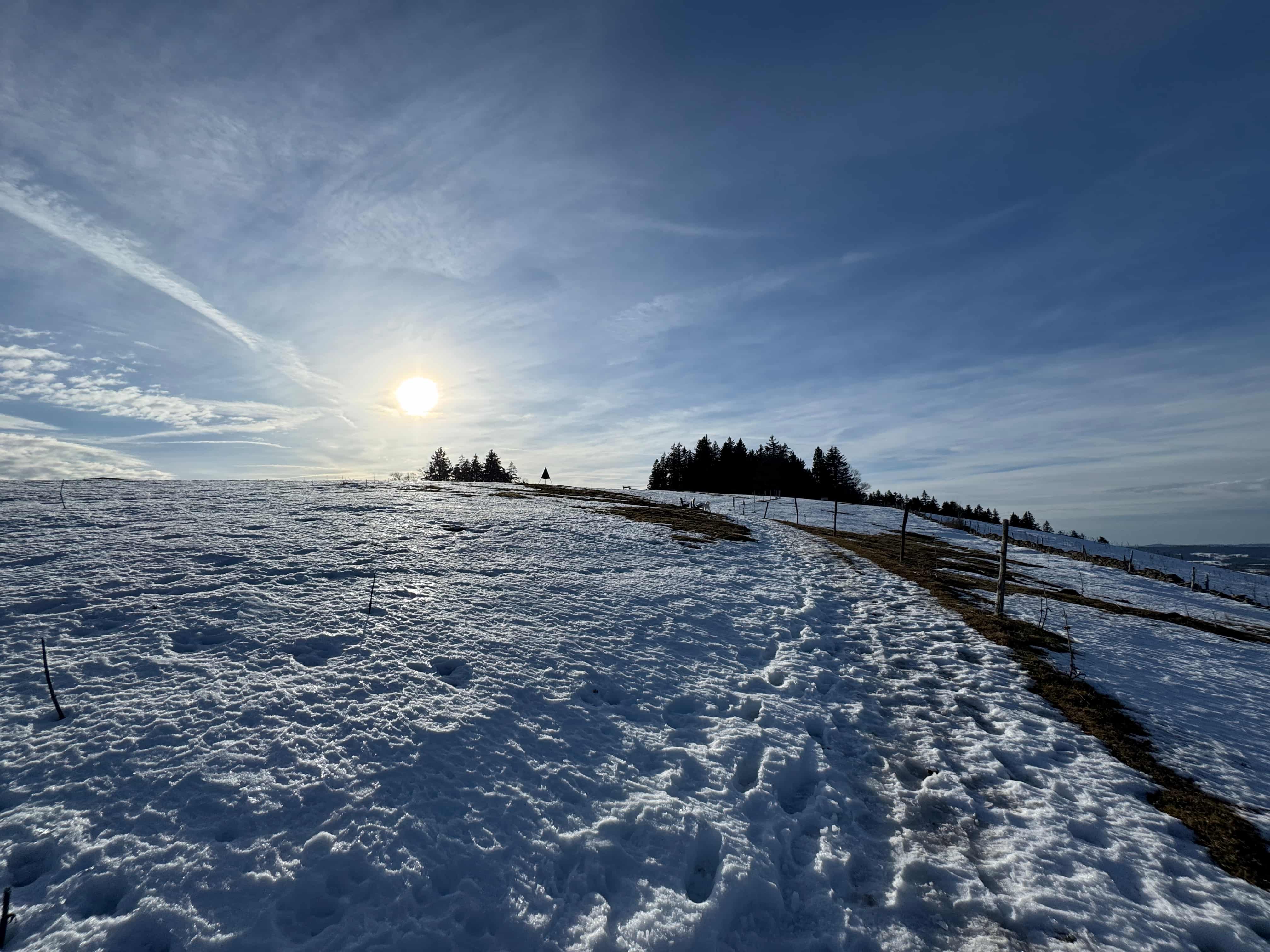 Vue aerienne des montagnes