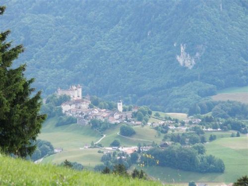 Vue aerienne des montagnes
