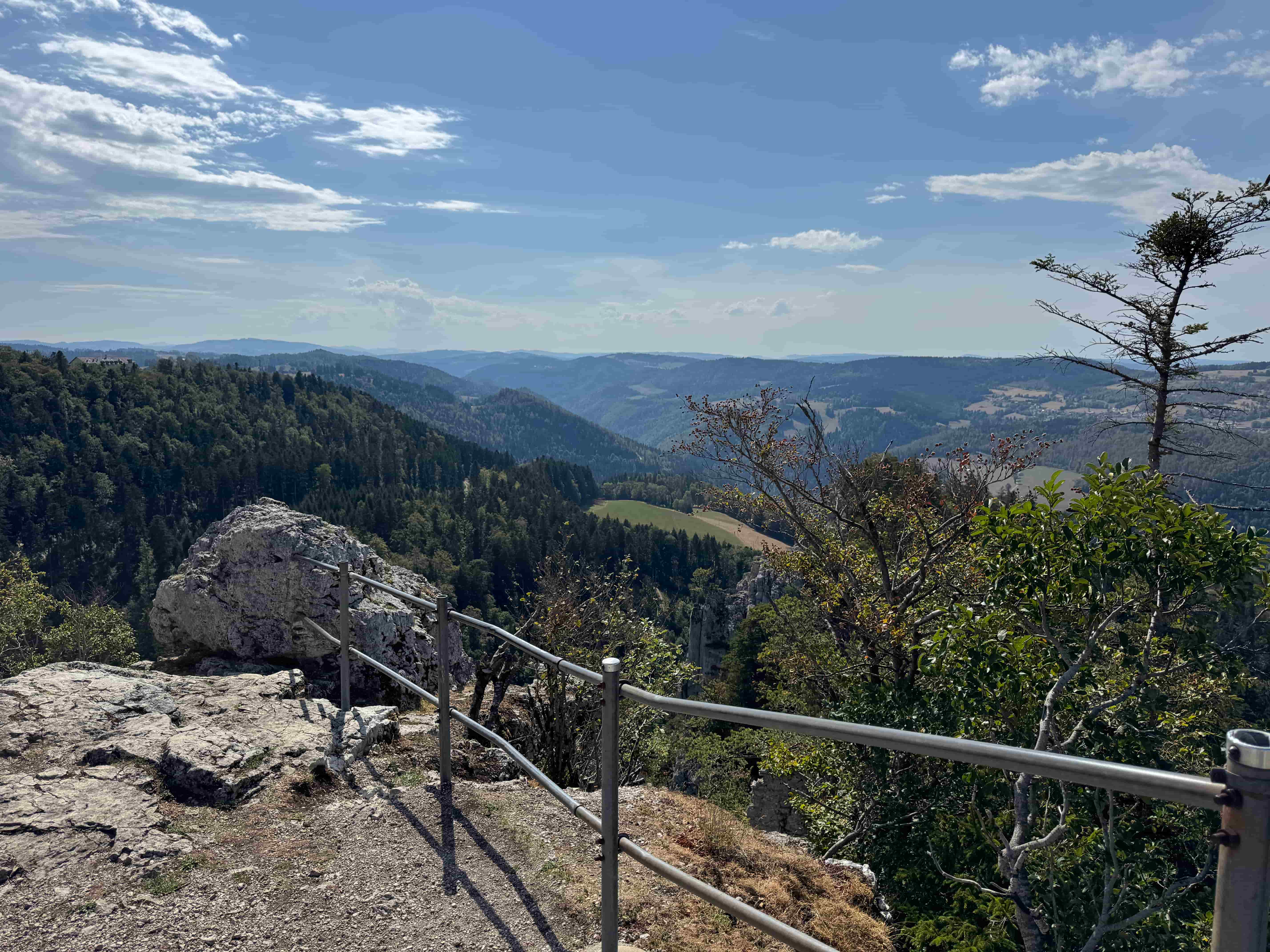 Vue aerienne des montagnes