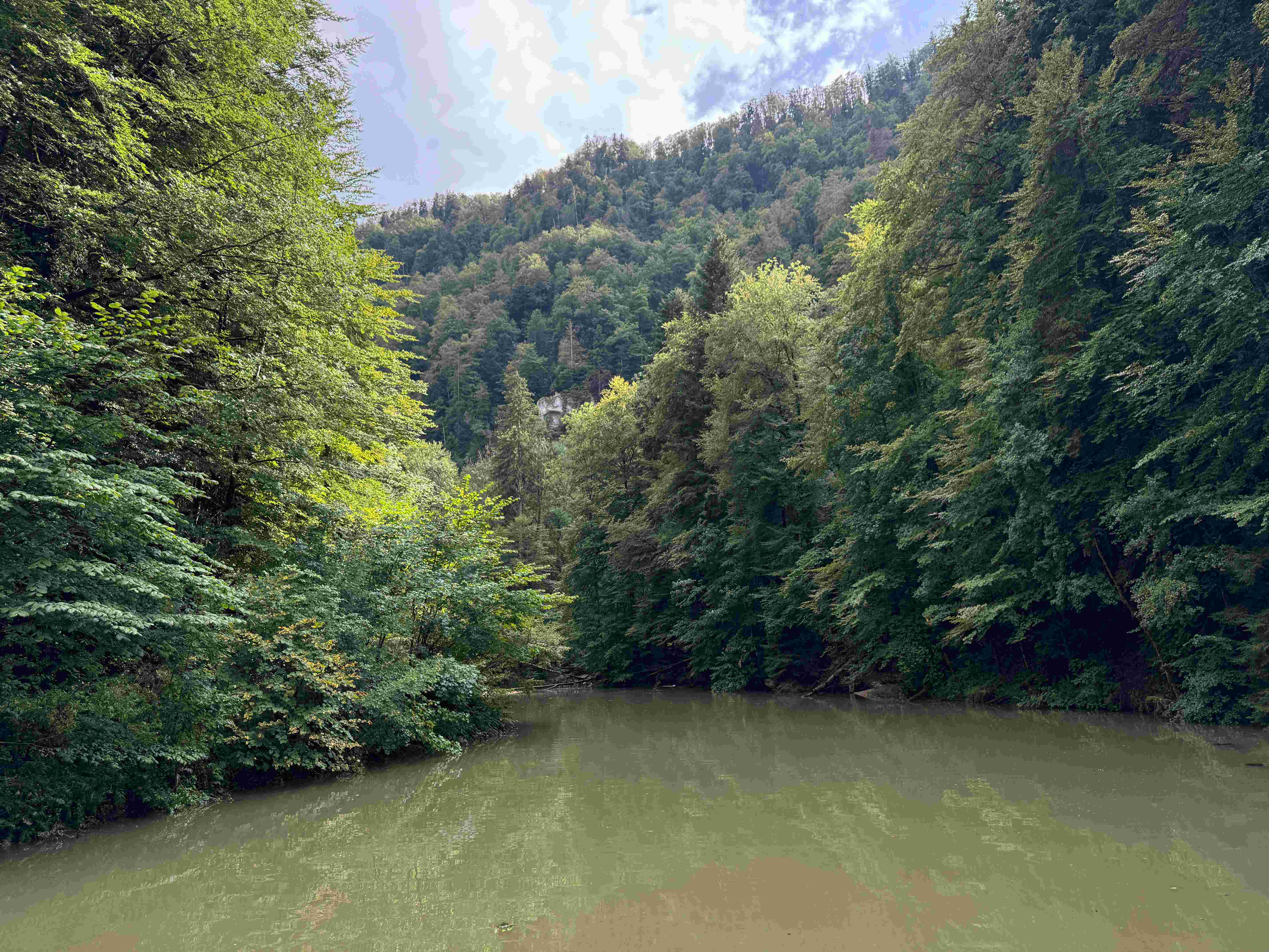 Vue aerienne des montagnes