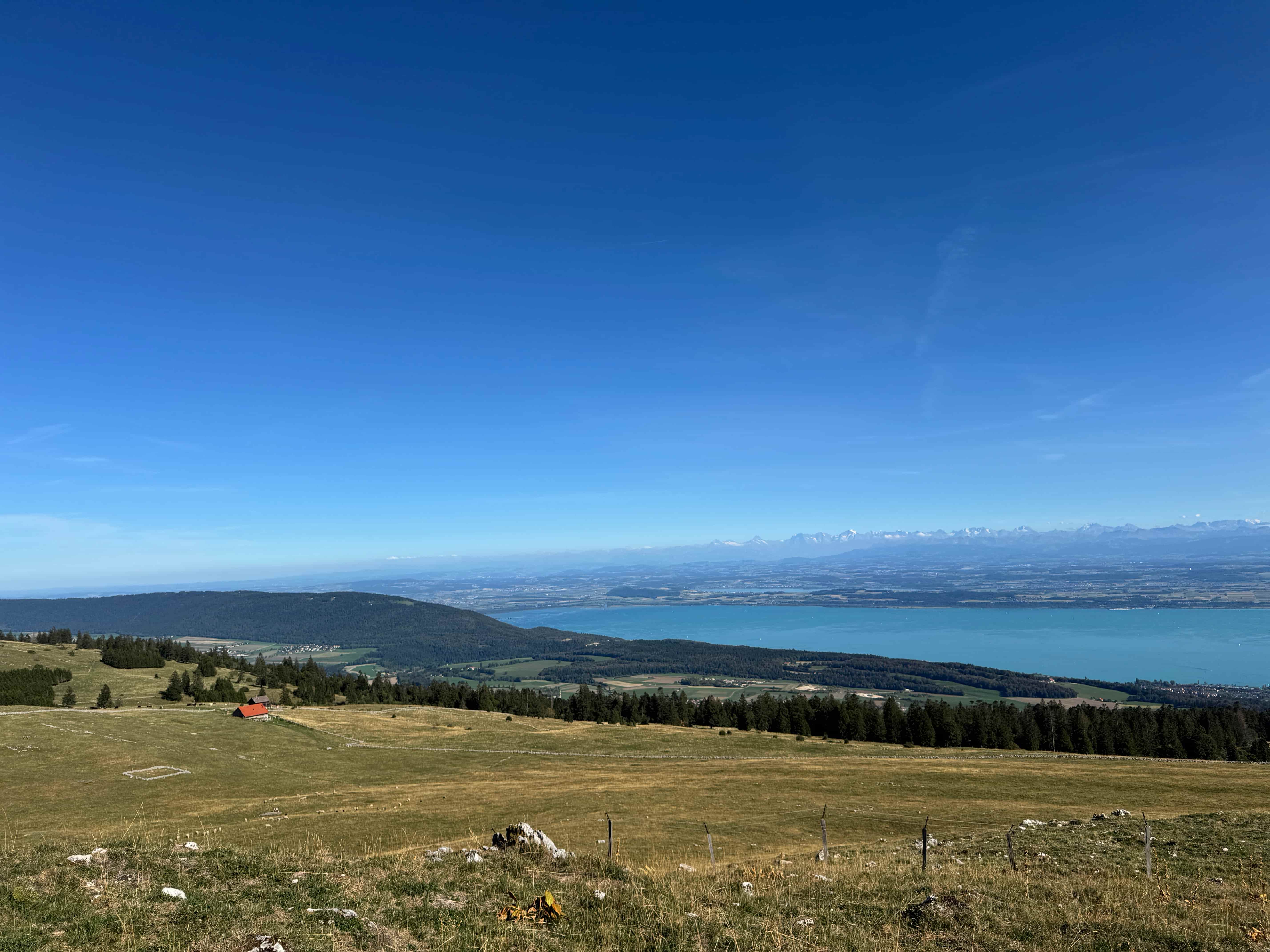 Vue aerienne des montagnes