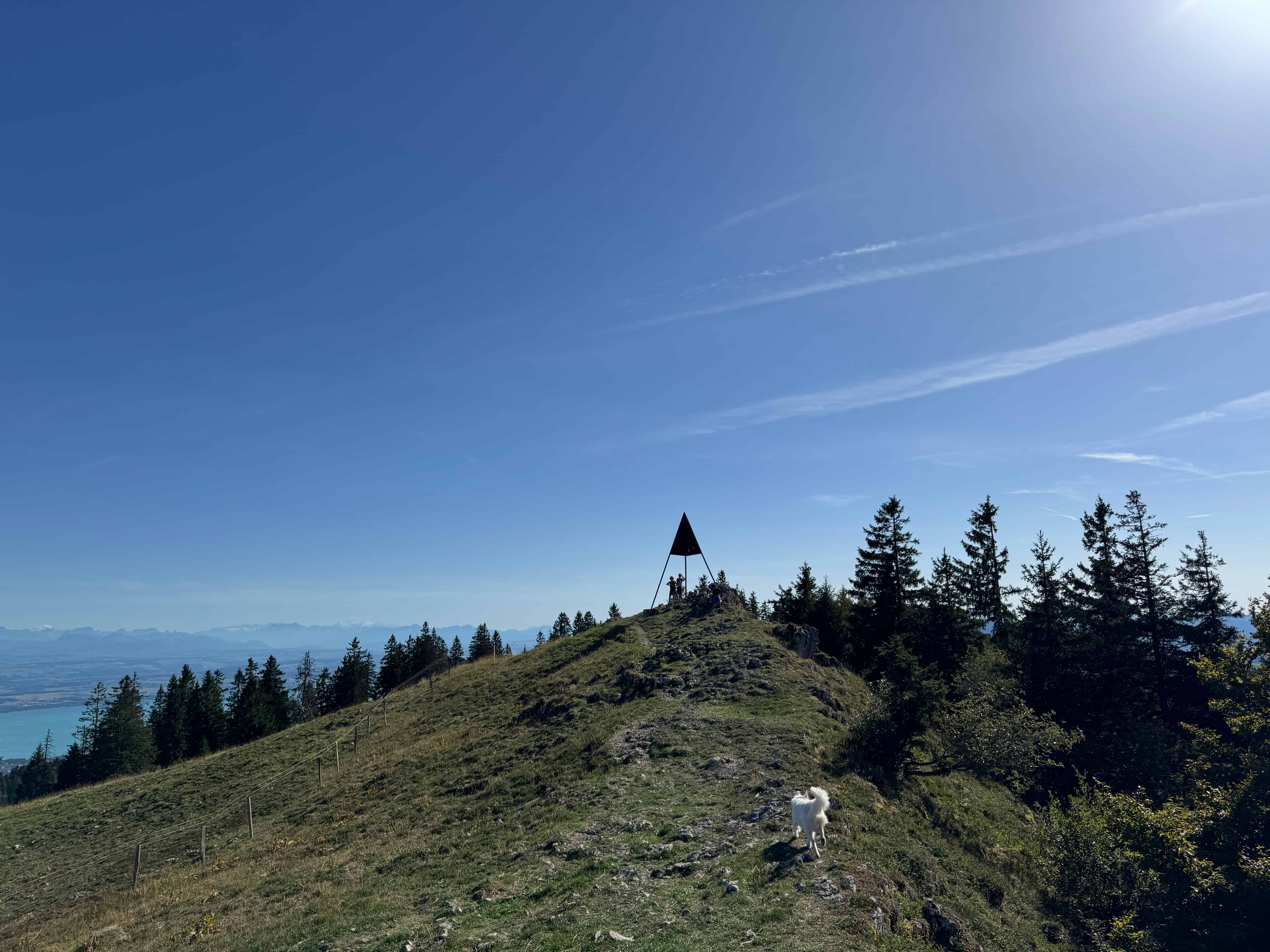Vue aerienne des montagnes