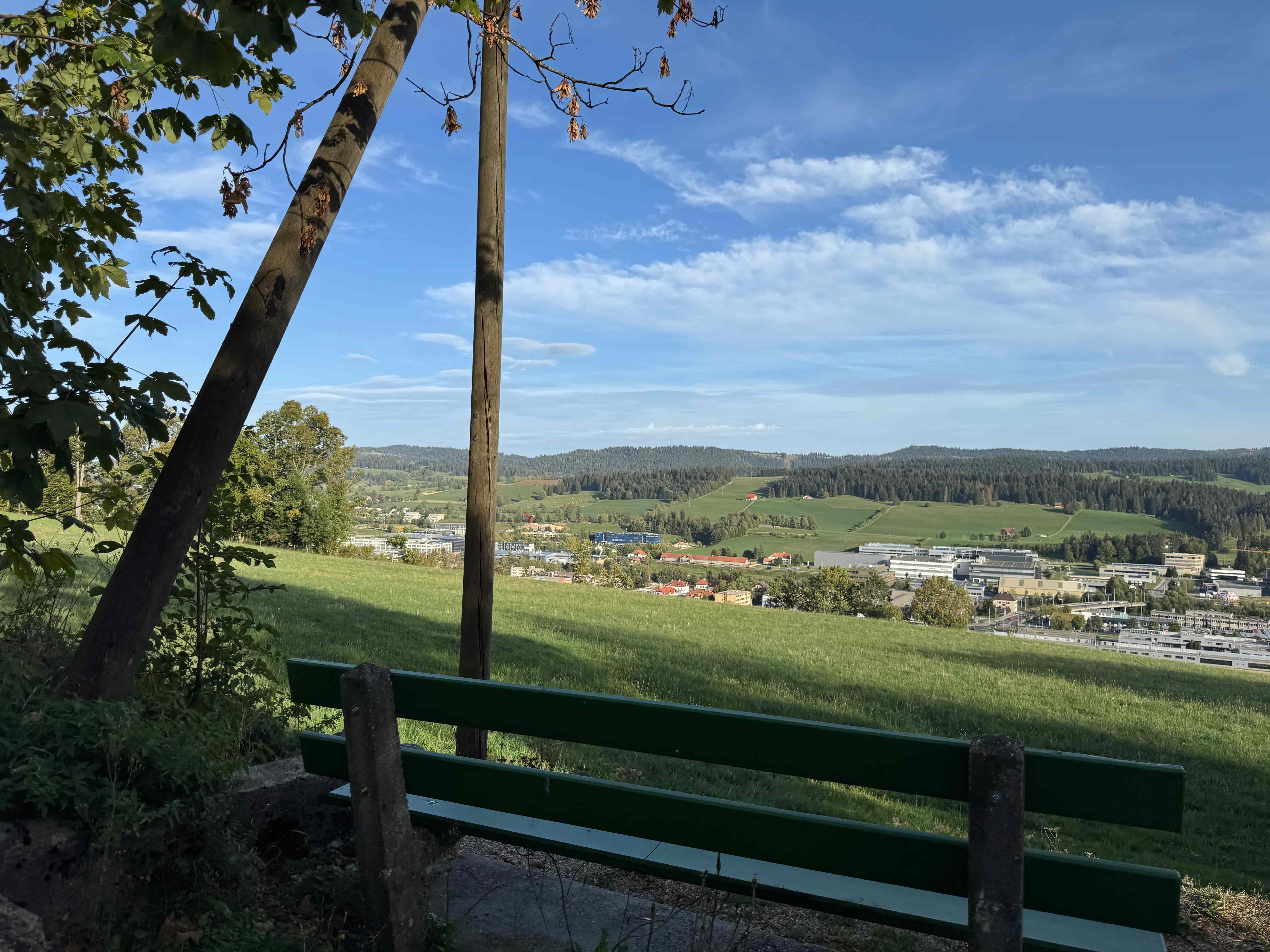 Vue aerienne des montagnes