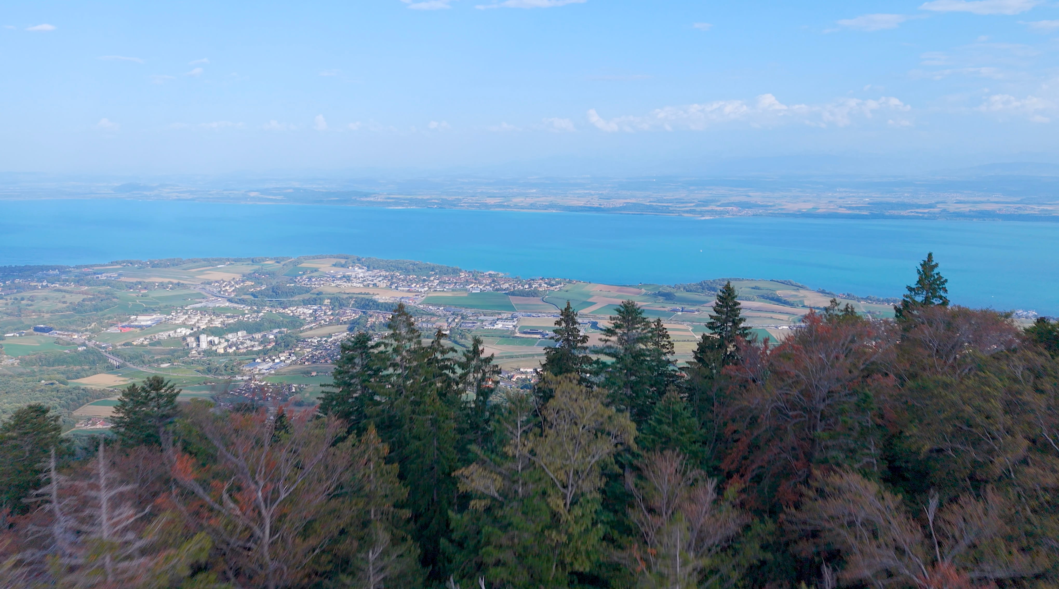 Vue aerienne des montagnes