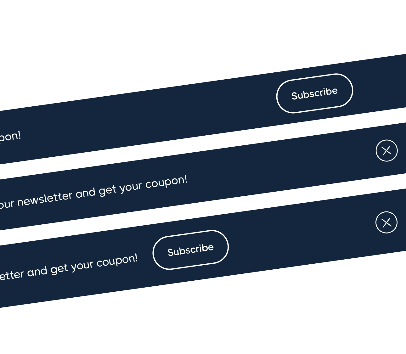 Laundry X - 3 Notification Bars - Laundry Webflow Template
