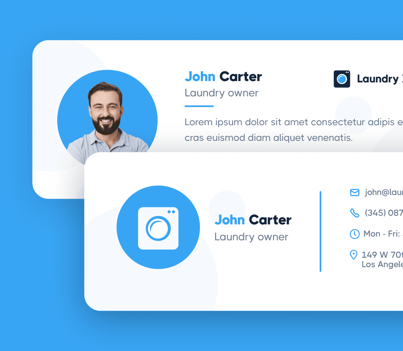 Laundry X - Email Signature - Laundry Webflow Template