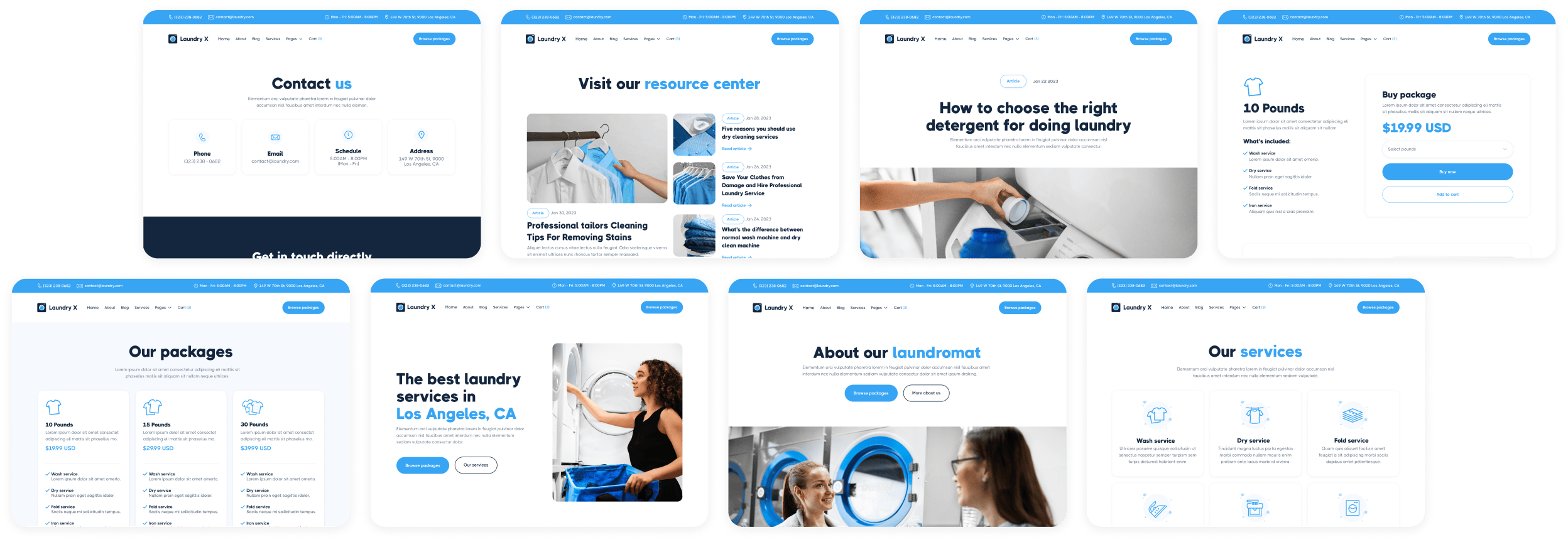 Laundry X - Buy Now On Webflow Laundry Banner - Laundry Webflow Template
