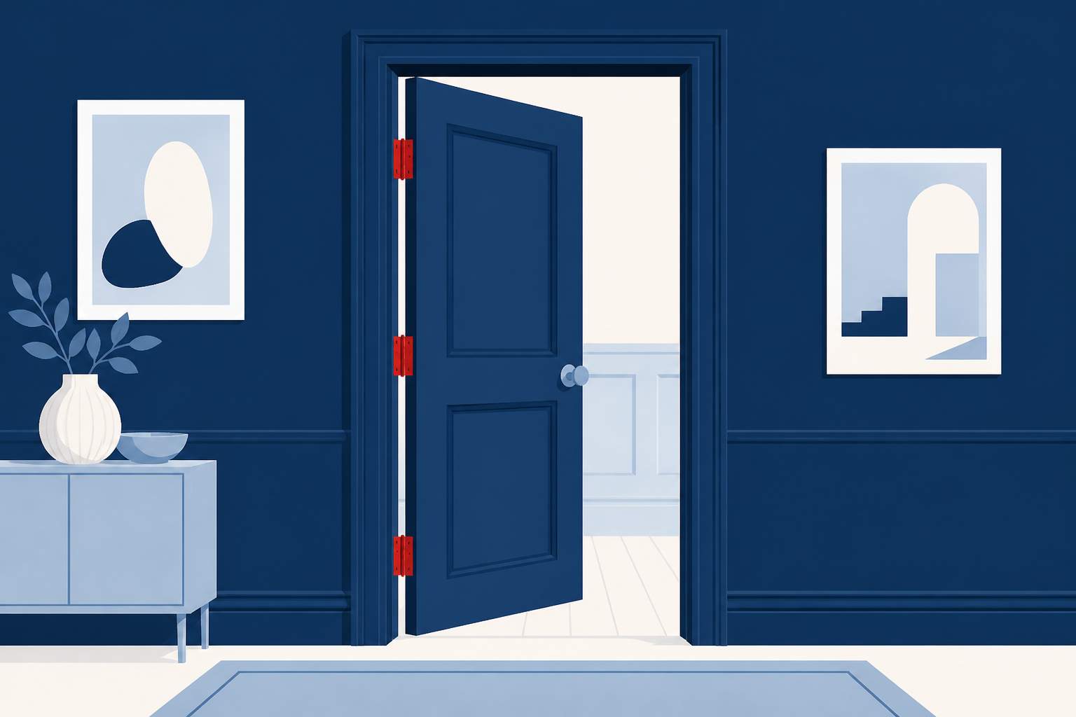 Quick guide for Florida homeowners to silence squeaky interior door hinges in under two minutes using the 2‑minute DIY rule.