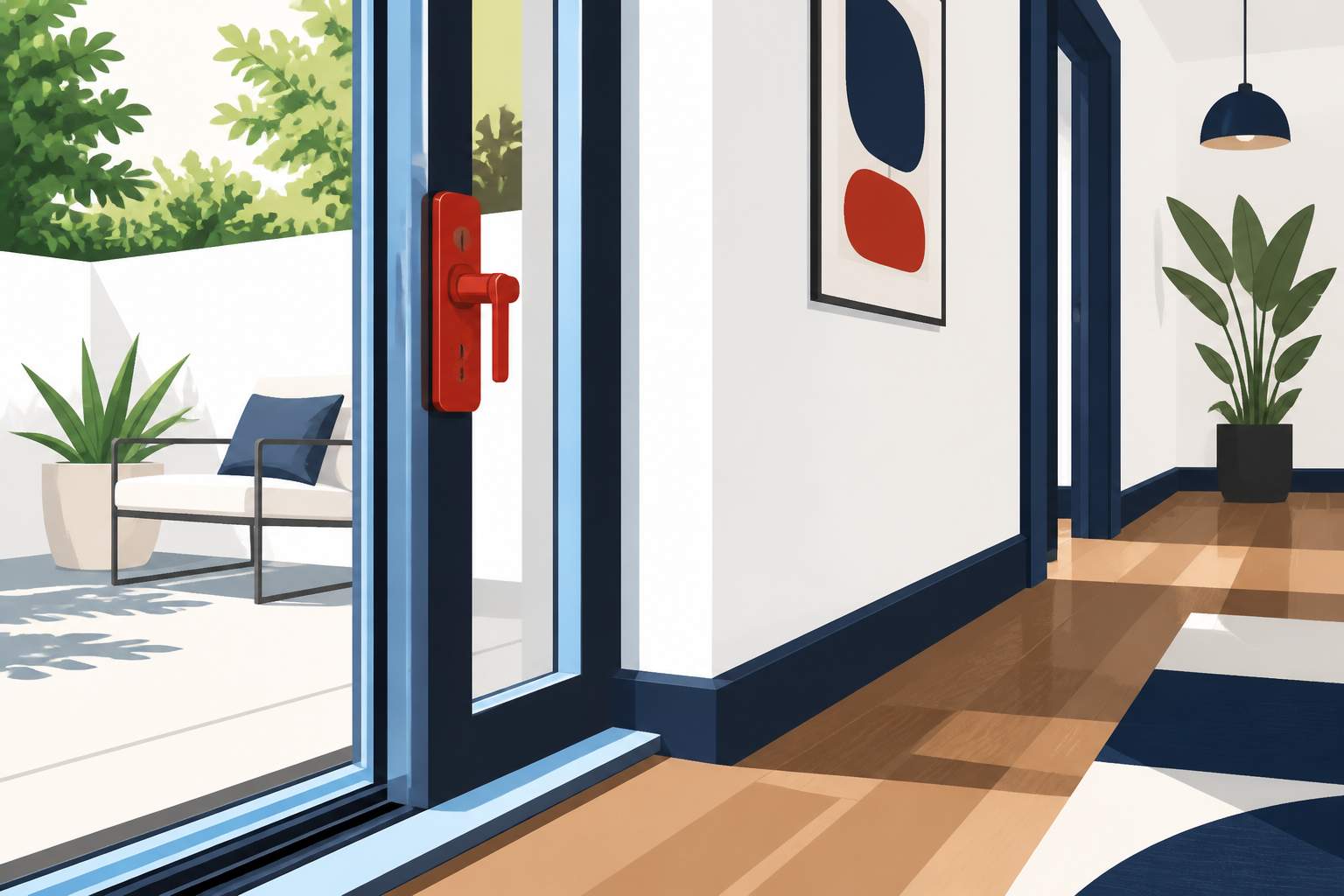 Learn how to stop a sticking sliding patio door, seal drafts, and upgrade the lock in a single afternoon with simple tools and techniques.