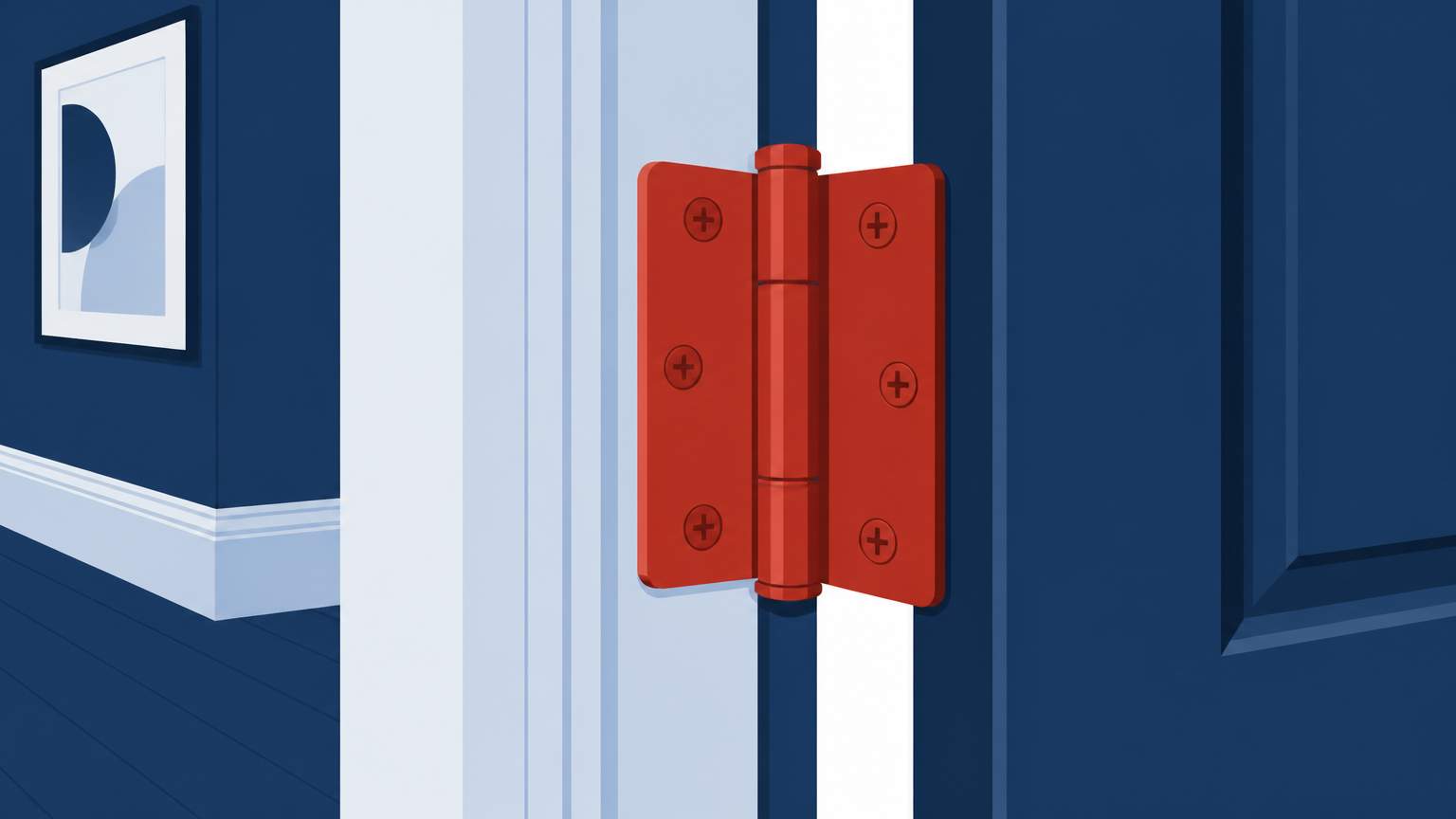 Learn how to quickly align a sticking interior door hinge in a Florida home, save money, and avoid hiring a professional.