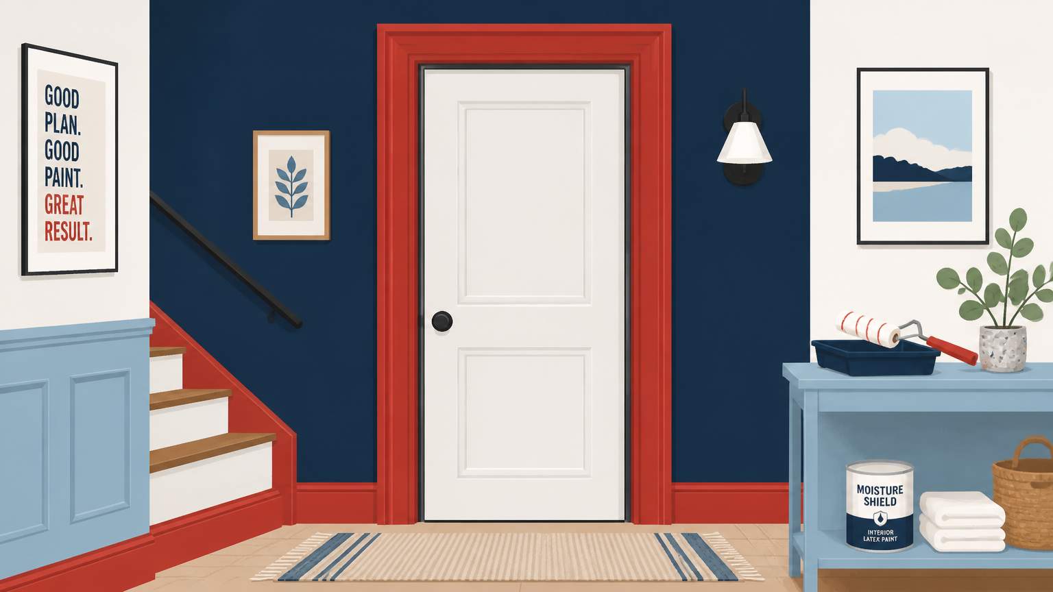 Learn how to paint interior door trim in Florida, using low‑VOC paint and simple prep steps to keep trim fresh and moisture‑resistant.