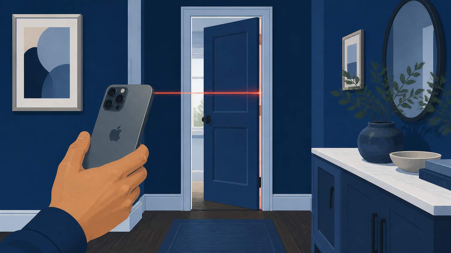 Use the iPhone 18 camera and ARKit to diagnose and fix a sticking interior door quickly, with simple tools and clear smartphone guidance.