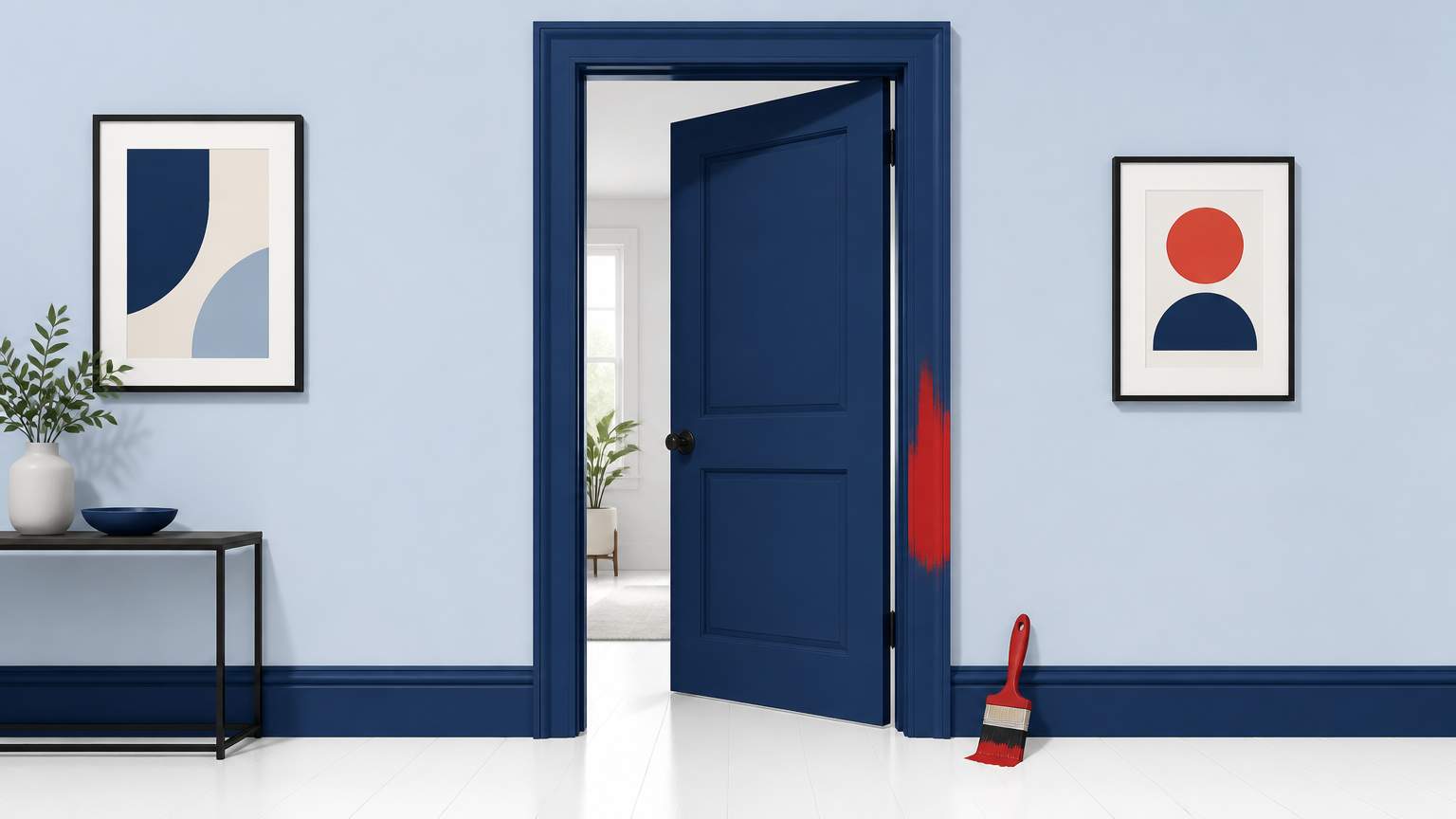 Learn how to straighten a sticking interior door and repaint it in Rich Amber, a trending fall color, with moisture‑resistant paint suitable for Florida’s humid climate.