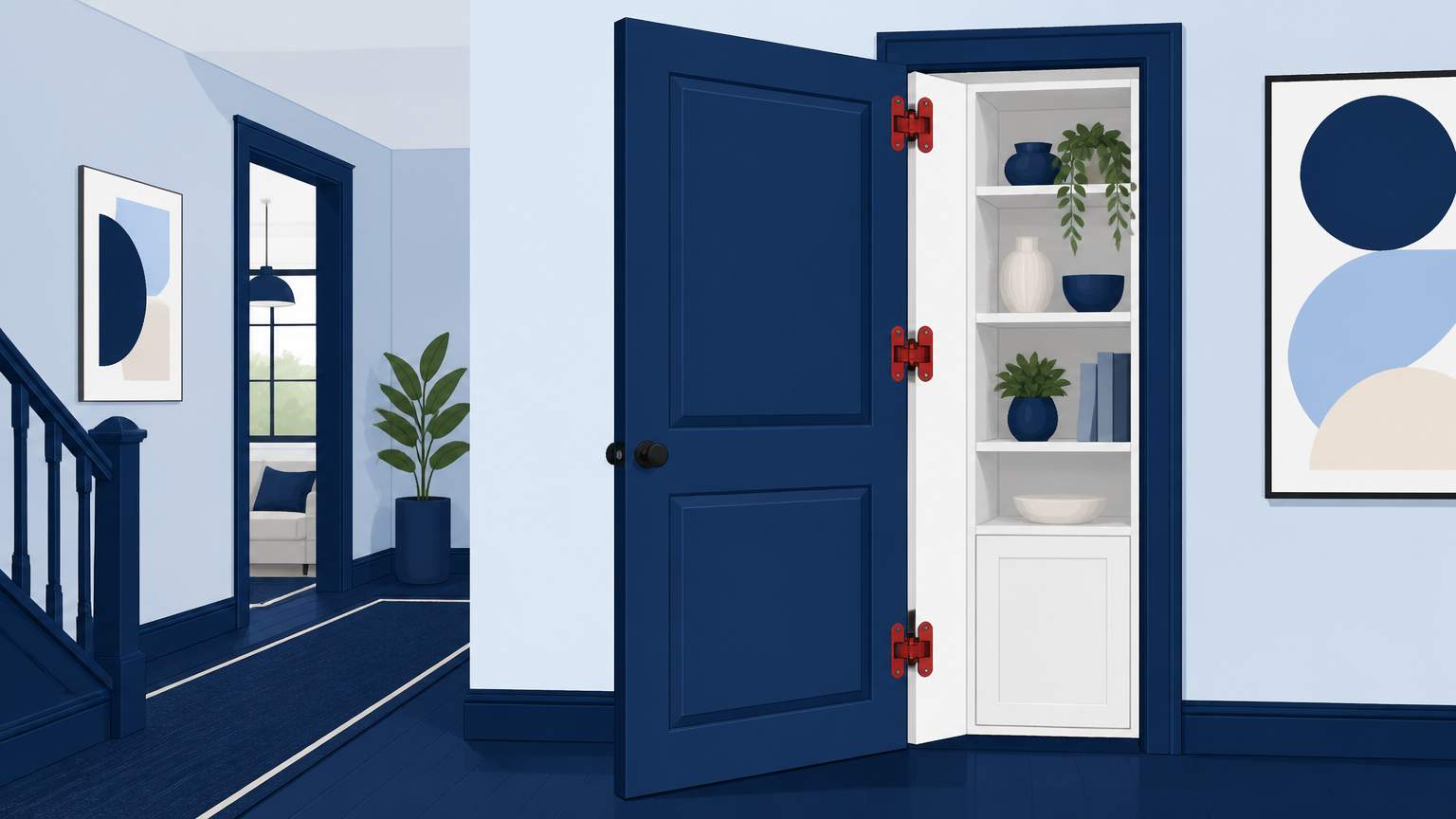 Learn how to install inside‑mount hinges to create a hidden cabinet behind an interior door, a simple, cost‑effective upgrade for Florida homes.