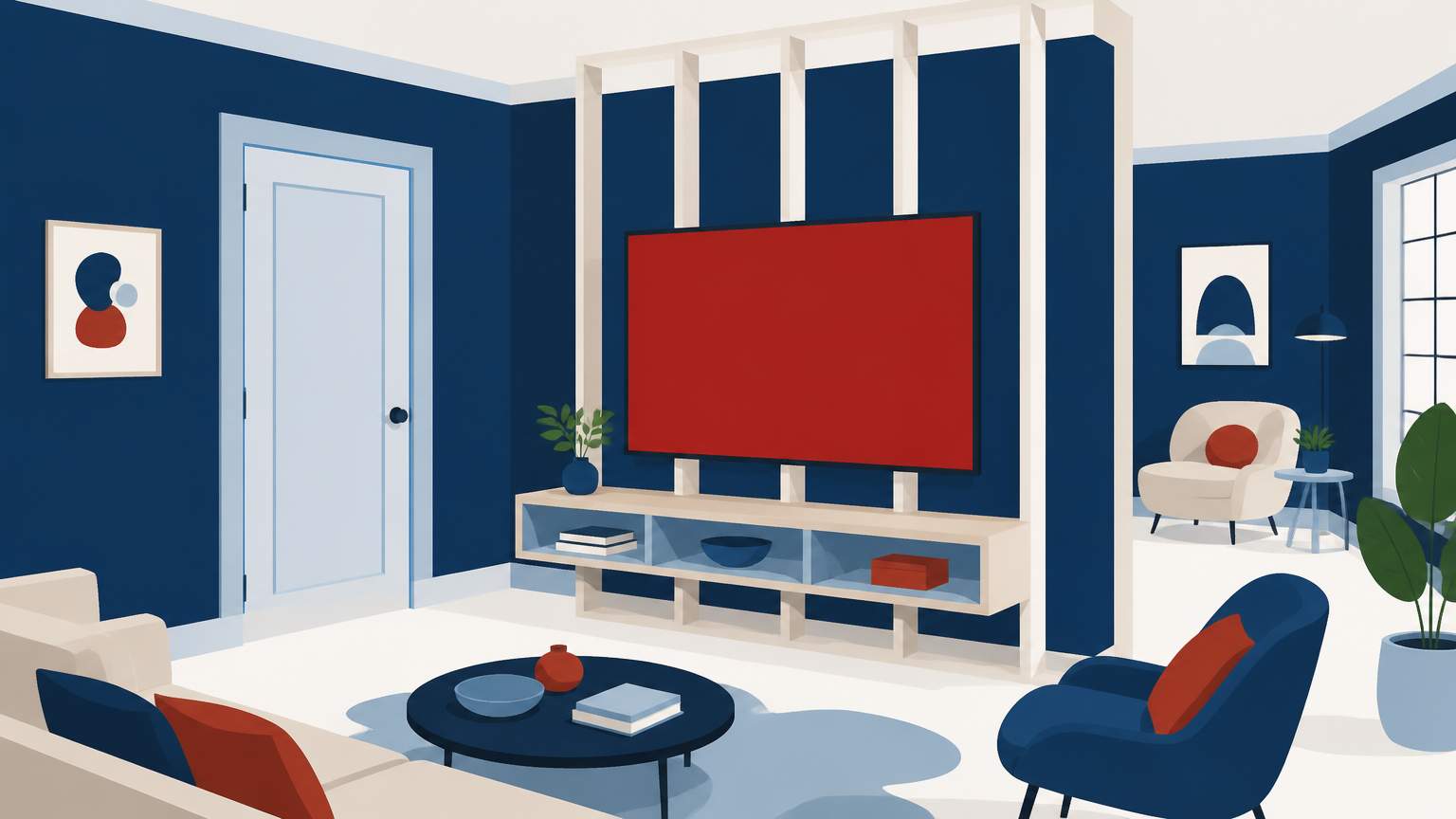 Build a sturdy floating TV shelf in a Florida home with studs, weatherstripping, and trim touches for a polished look.