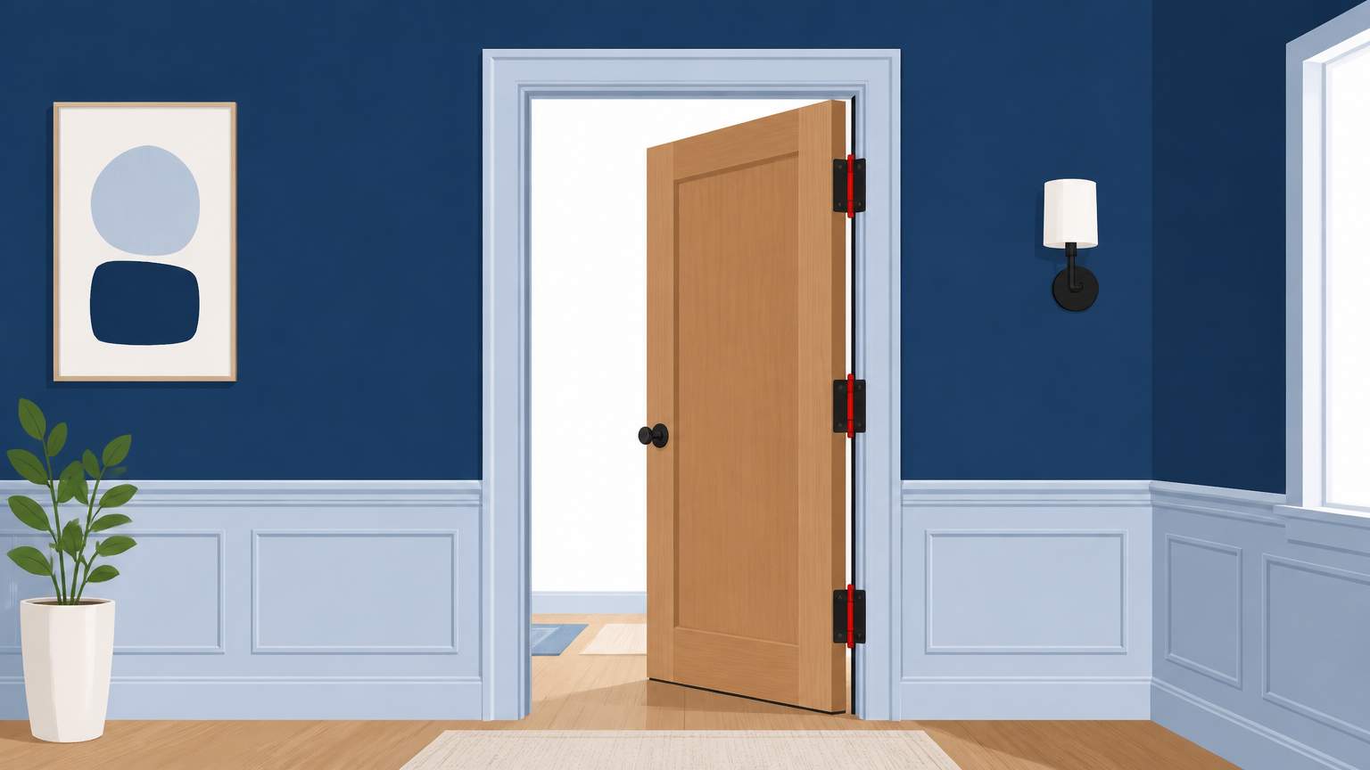 Quick guide for Florida homeowners to realign interior door hinges, reducing stickiness and improving safety for seniors.