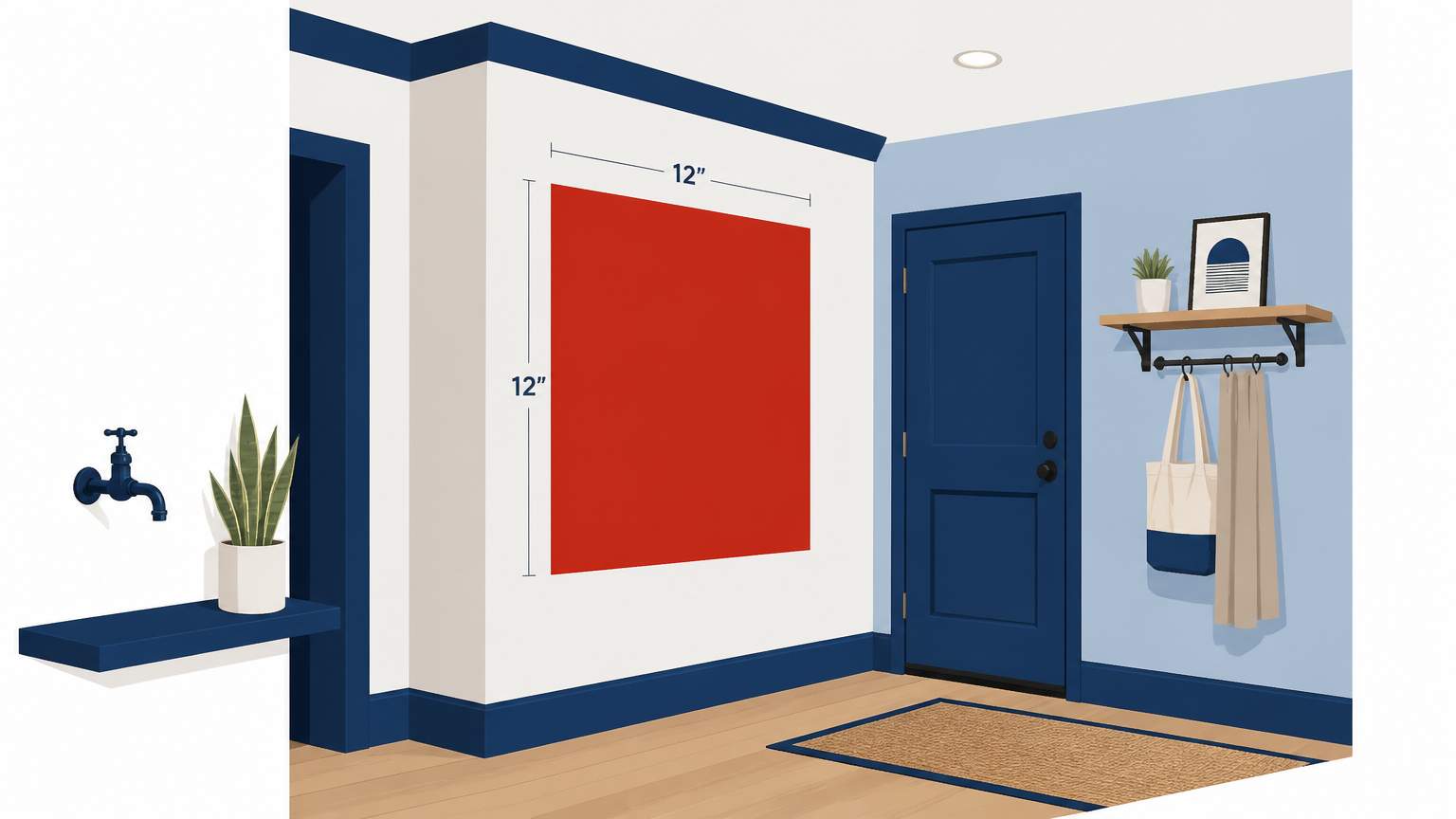 A Florida homeowner’s guide to safely patch a 12×12 wall opening after plumbing work, ensuring the cavity is dry, protecting door hardware, and choosing between a permanent patch or access panel.