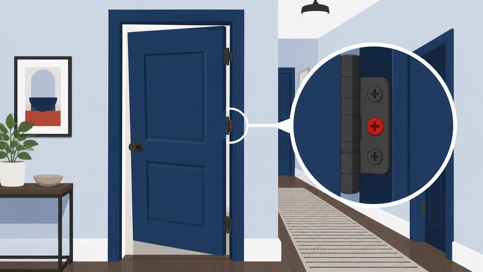 Learn how to realign misaligned interior door hinges in Florida homes, avoid sticking doors, and prevent costly DIY mistakes with simple, safe steps.