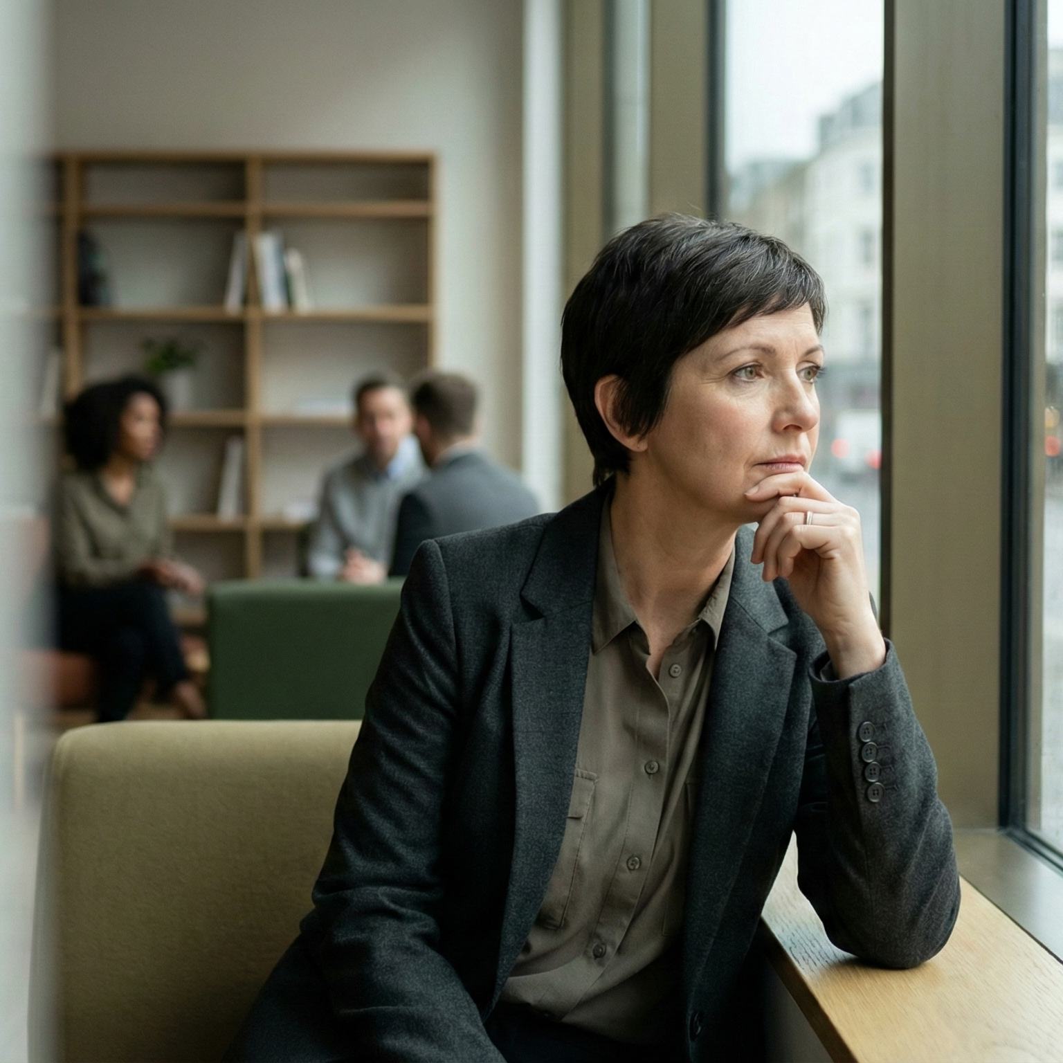 image of guest speaker at a conference (for a legal tech)