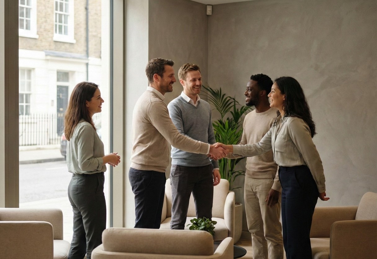 image of networking event (for a hr tech)