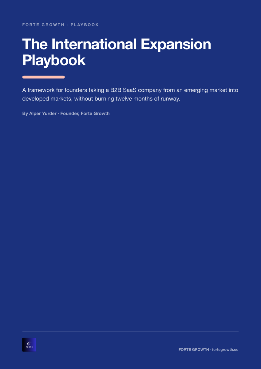 The International Expansion Playbook