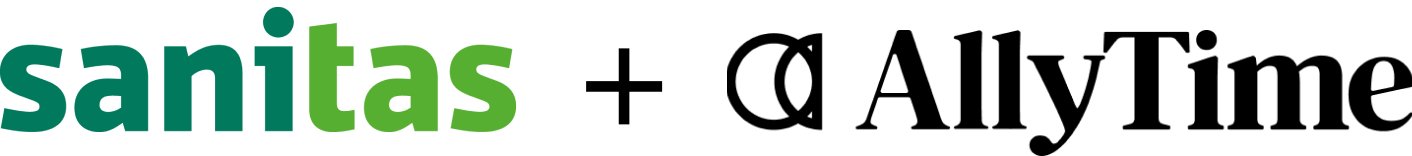 Logo Sanitas Health und AllyTime