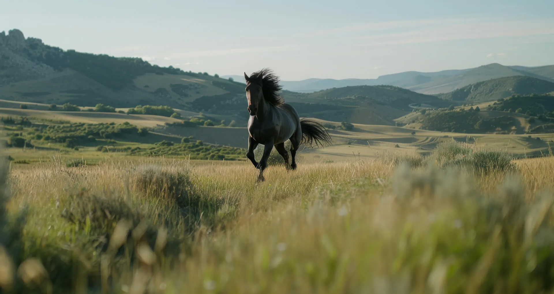 horse running