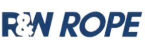 Logo with text 'RW ROPE' in dark blue font.