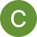 Green circle with a white capital letter C in the center.