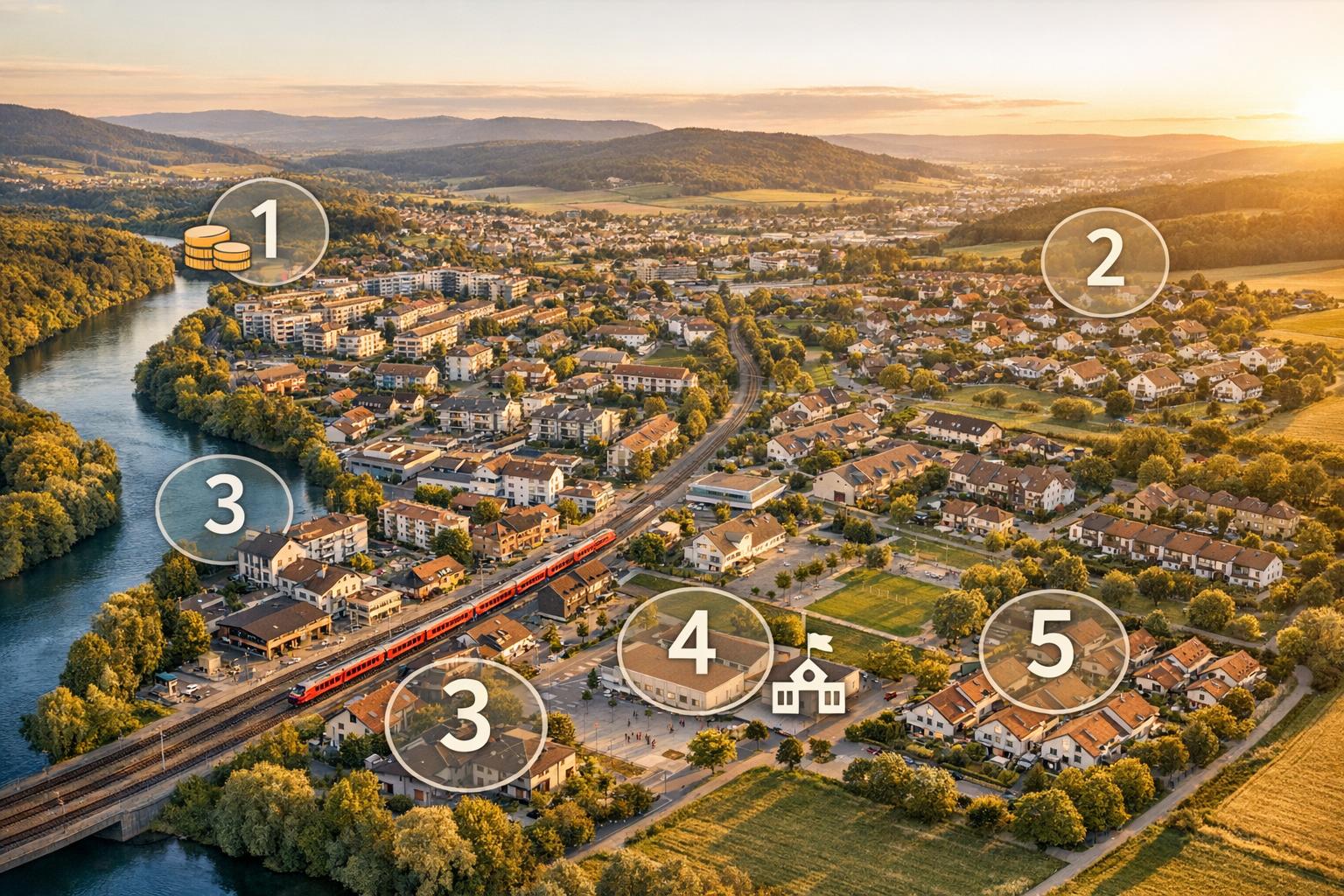 Top 5 Wohnquartiere für Expats in Aargau