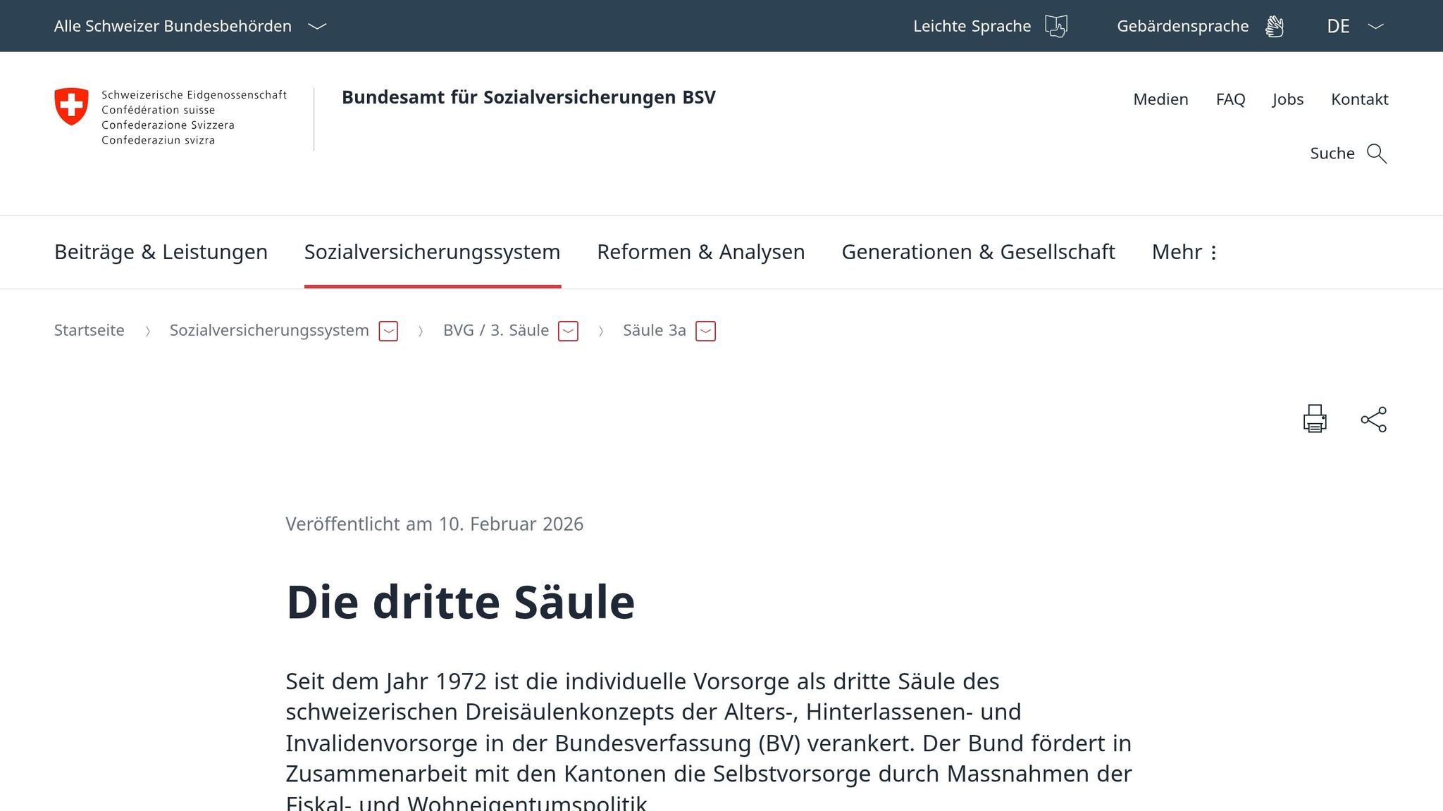 Säule 3a