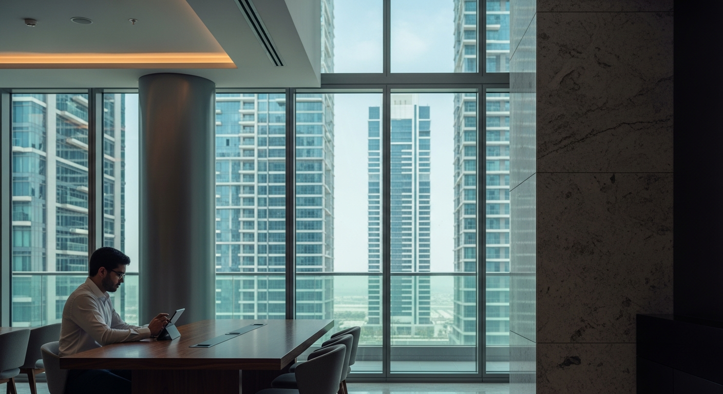a photograph illustrating understanding the value of the cayan business center in dubai