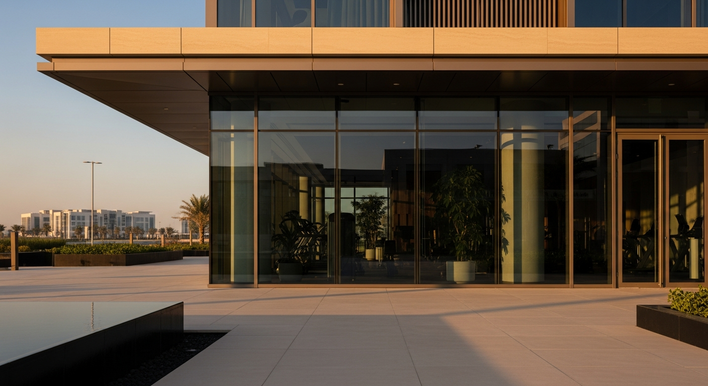 Modern fitness and wellness facilities in Al Barsha South featuring high-end gym equipment and wellness lounge areas.