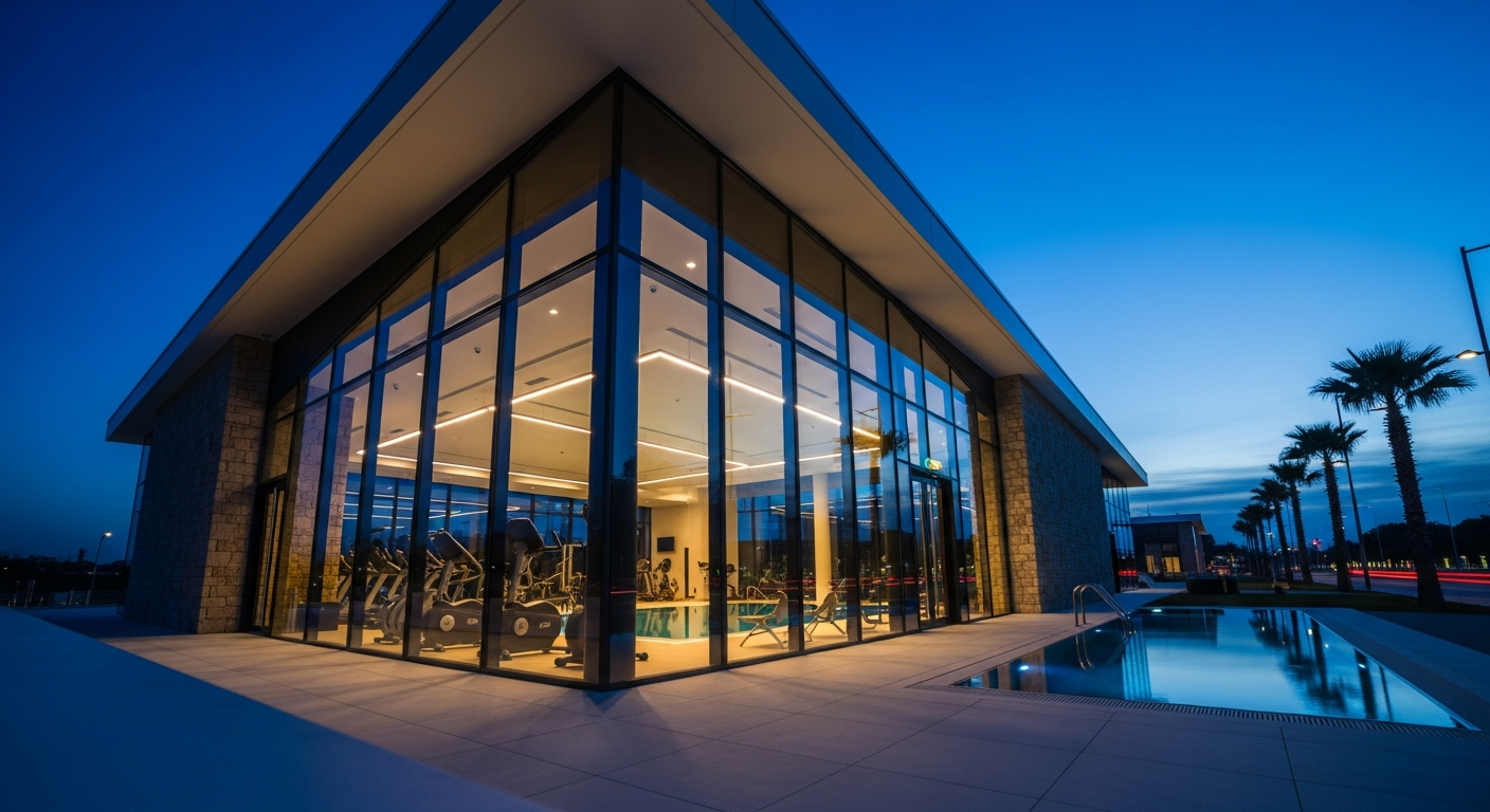 Modern sports and wellness facilities in Oud Metha featuring state-of-the-art gym equipment and training space.