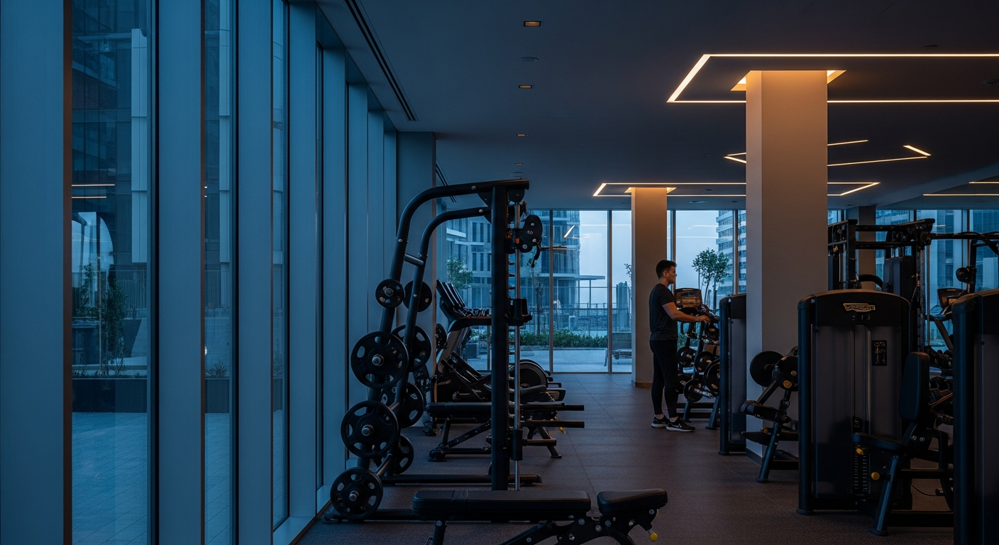 Ox Fitness at Dubai Fintech District - Fitness and Wellness Facilities Near Jebel Ali Village, Dubai