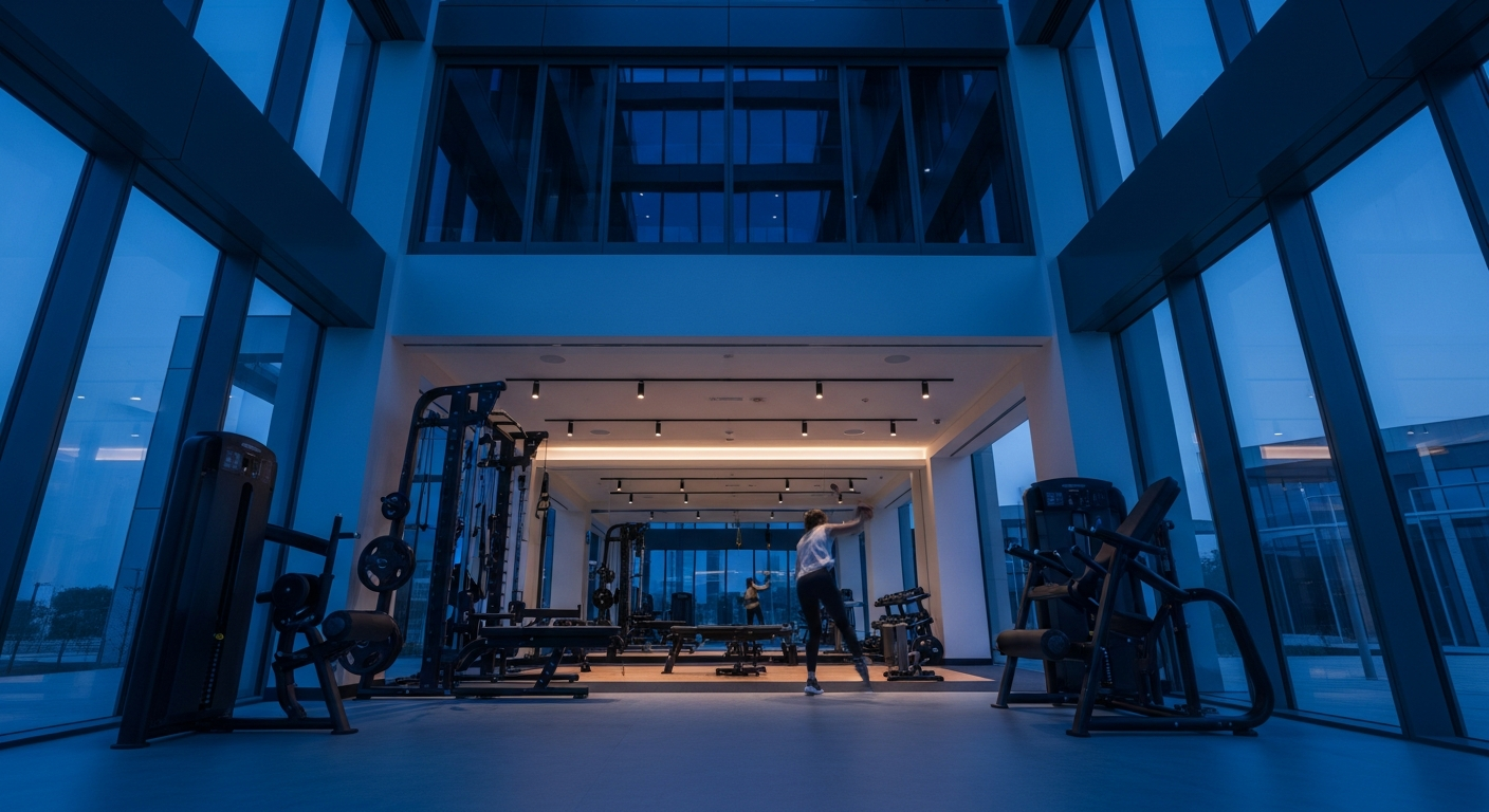 Ox Fitness at Dubai Fintech District - Sports Centers Near Dubai Studio City
