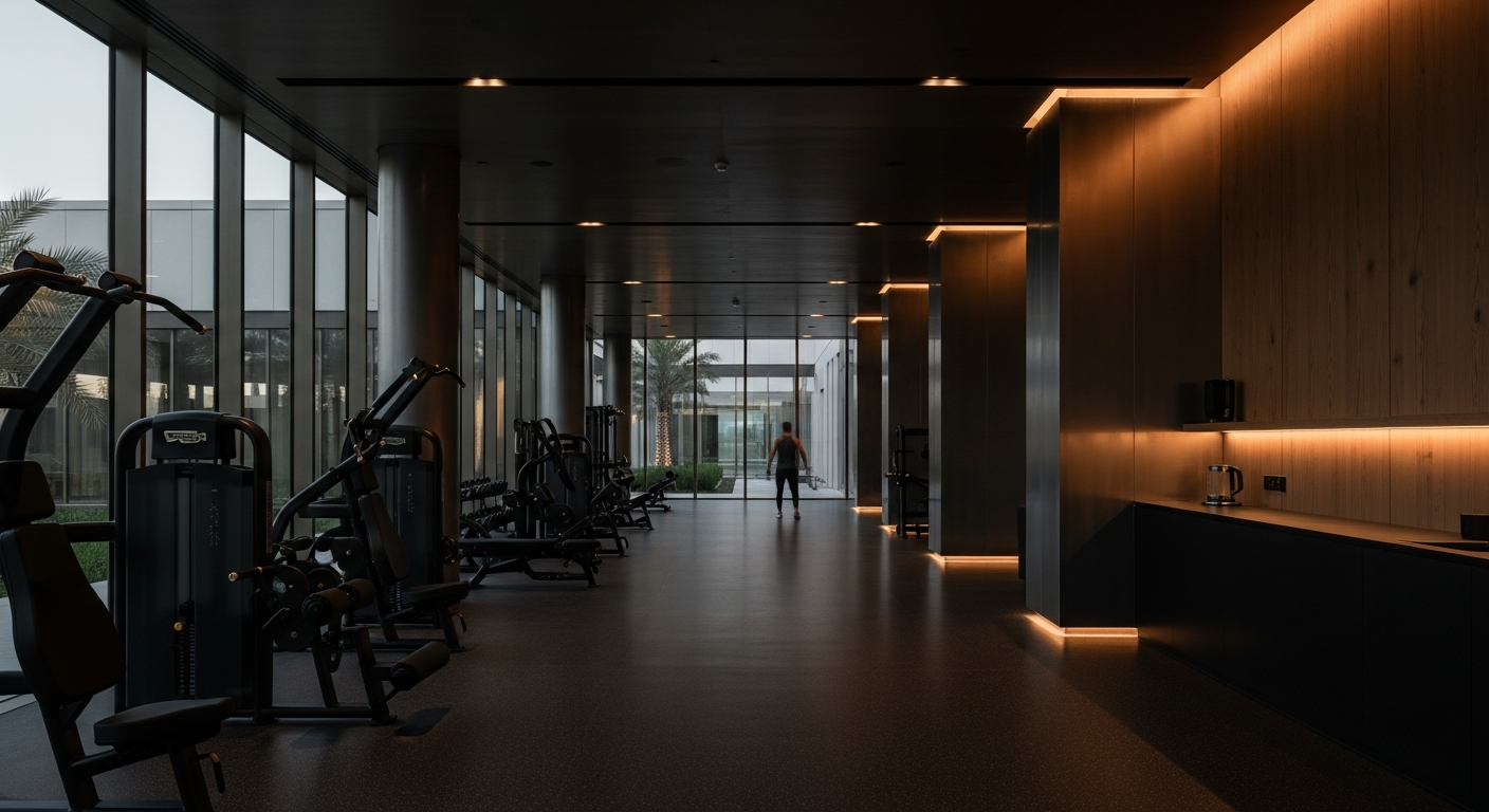Modern fitness and wellness facilities in Al Twar Dubai commercial gym space