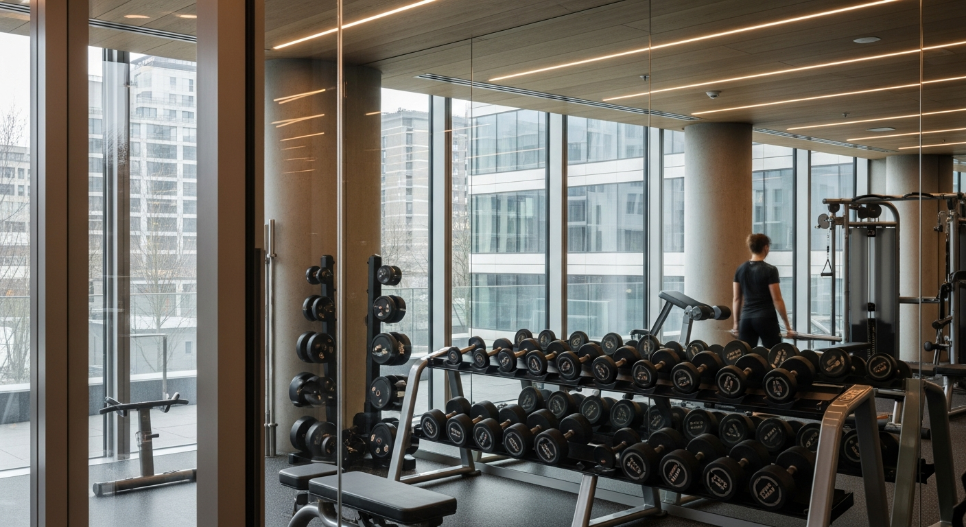 Ox Fitness at Dubai Fintech District - Sports Centers Near Nad Al Hamar, Dubai