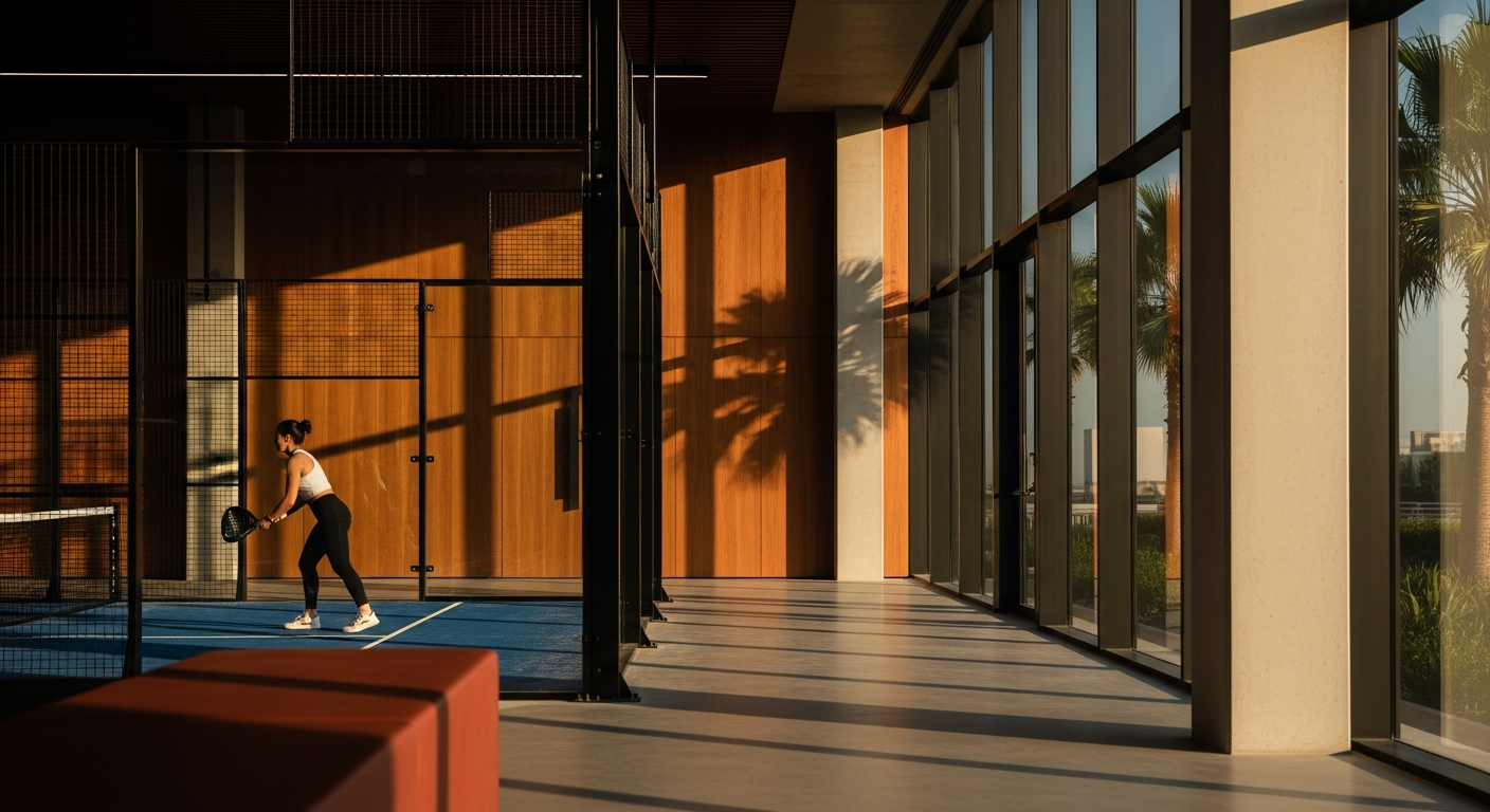 Modern indoor sports centers in Al Mizhar Dubai with athletic courts and fitness amenities