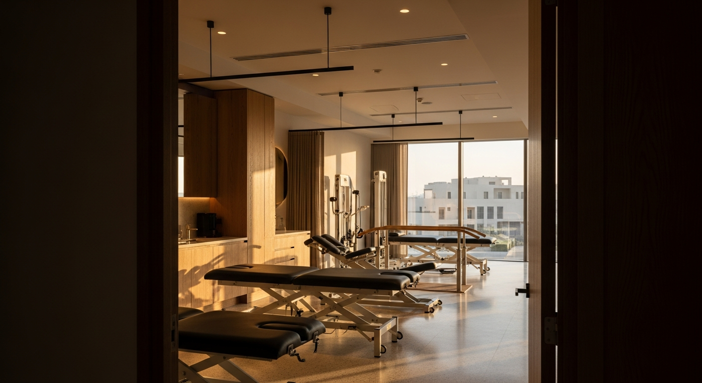 Modern DHA-compliant physiotherapy clinic space for rent in Dubai by GulfALTS