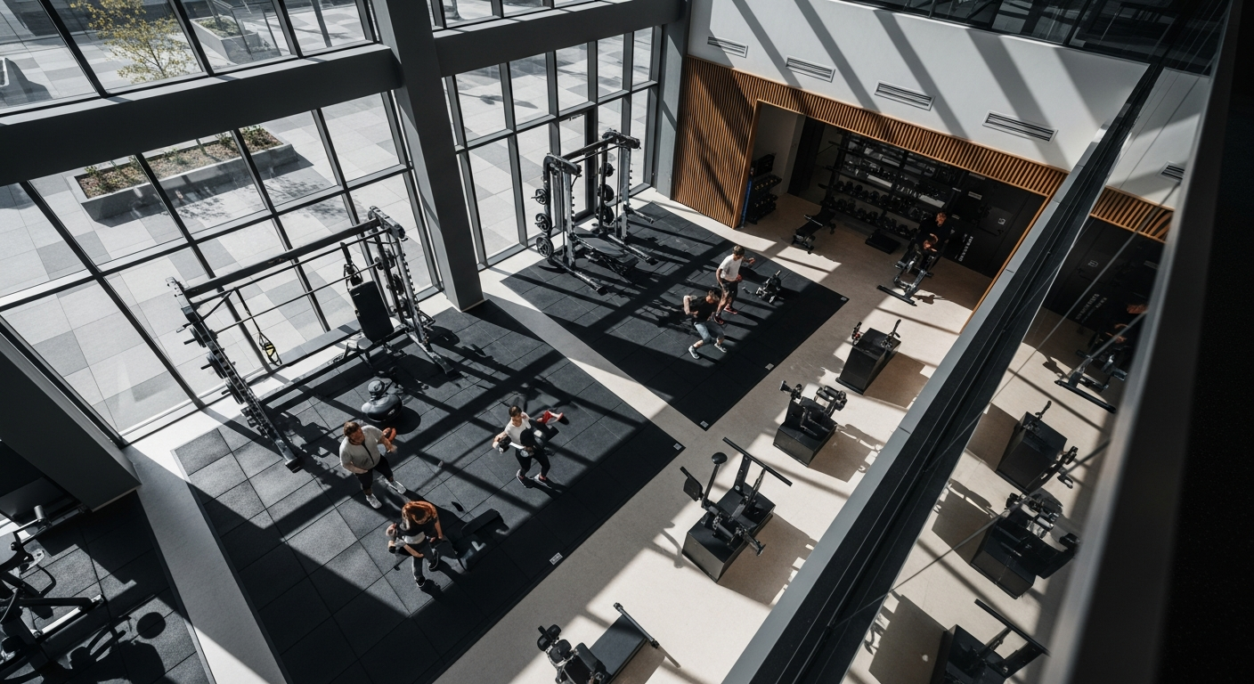 Ox Fitness at Dubai Fintech District - Gyms near Churchill Residency