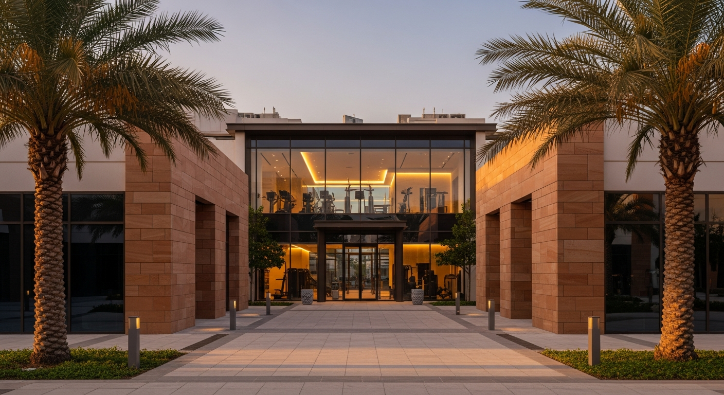 Modern fitness facility with workout equipment representing top gyms near Old Town Island in Downtown Dubai