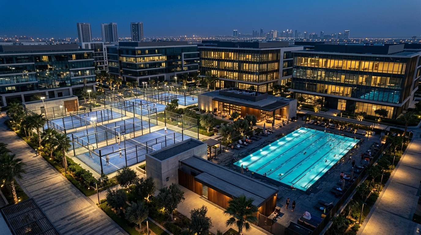 Modern fitness center and gyms near Preatoni Tower in JLT Cluster L