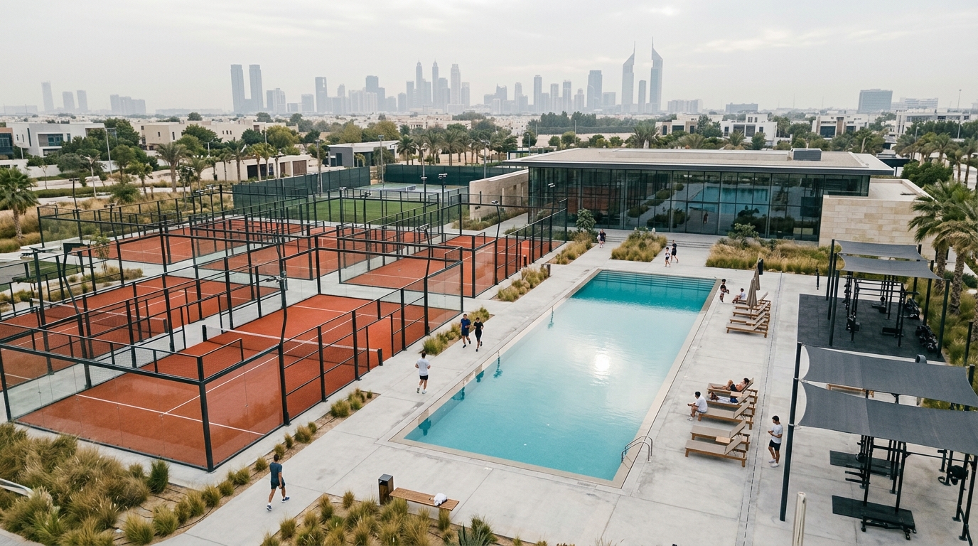 Modern fitness center equipment in a gym near Burj Views Downtown Dubai