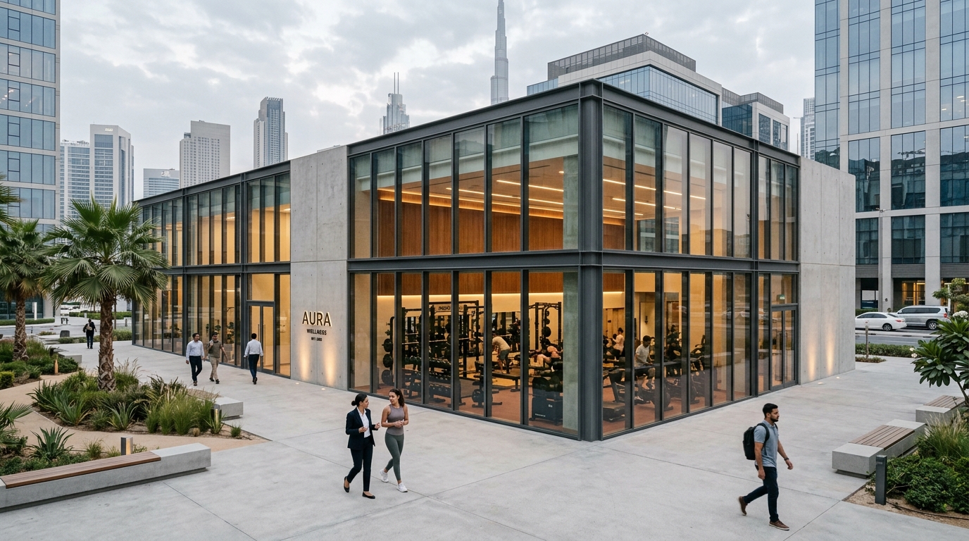 Ox Fitness at Dubai Fintech District - Gyms near Dorra Bay