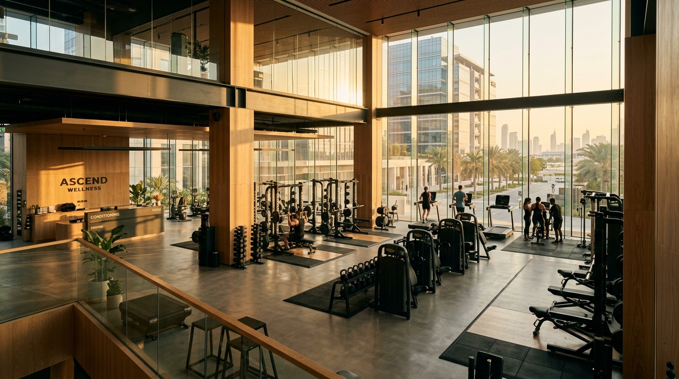 Ox Fitness at Dubai Fintech District - Gyms near Marina Sail