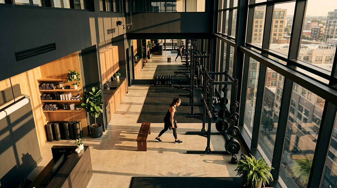 Ox Fitness at Dubai Fintech District - Gyms near Al Bateen Residences