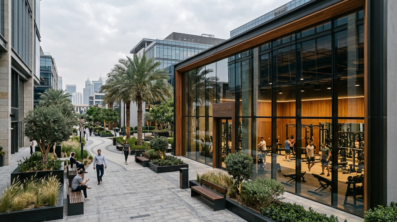 Ox Fitness at Dubai Fintech District - Gyms near Manchester Tower